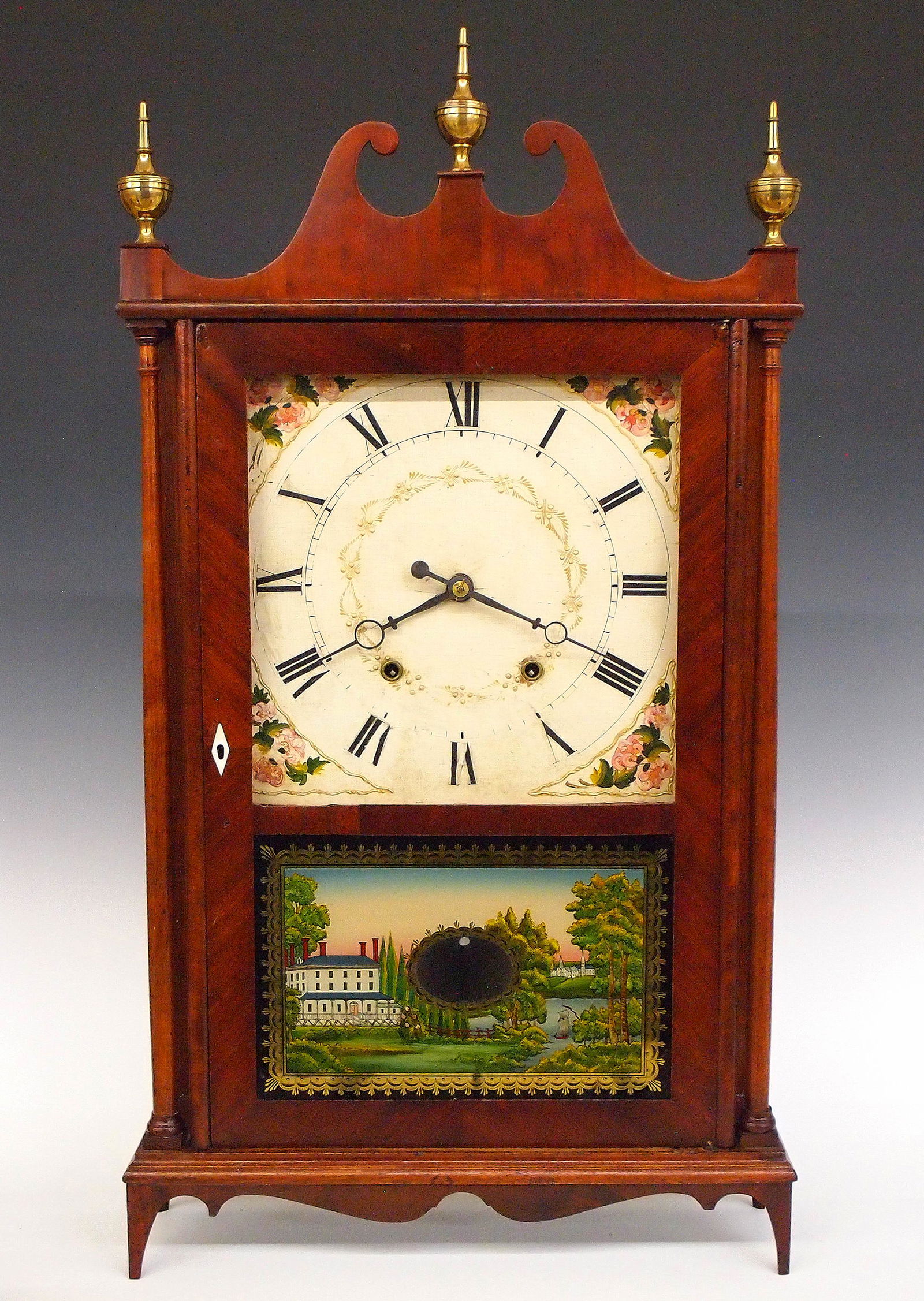 Samuel Terry Pillar And Scroll Clock (1 of 4)