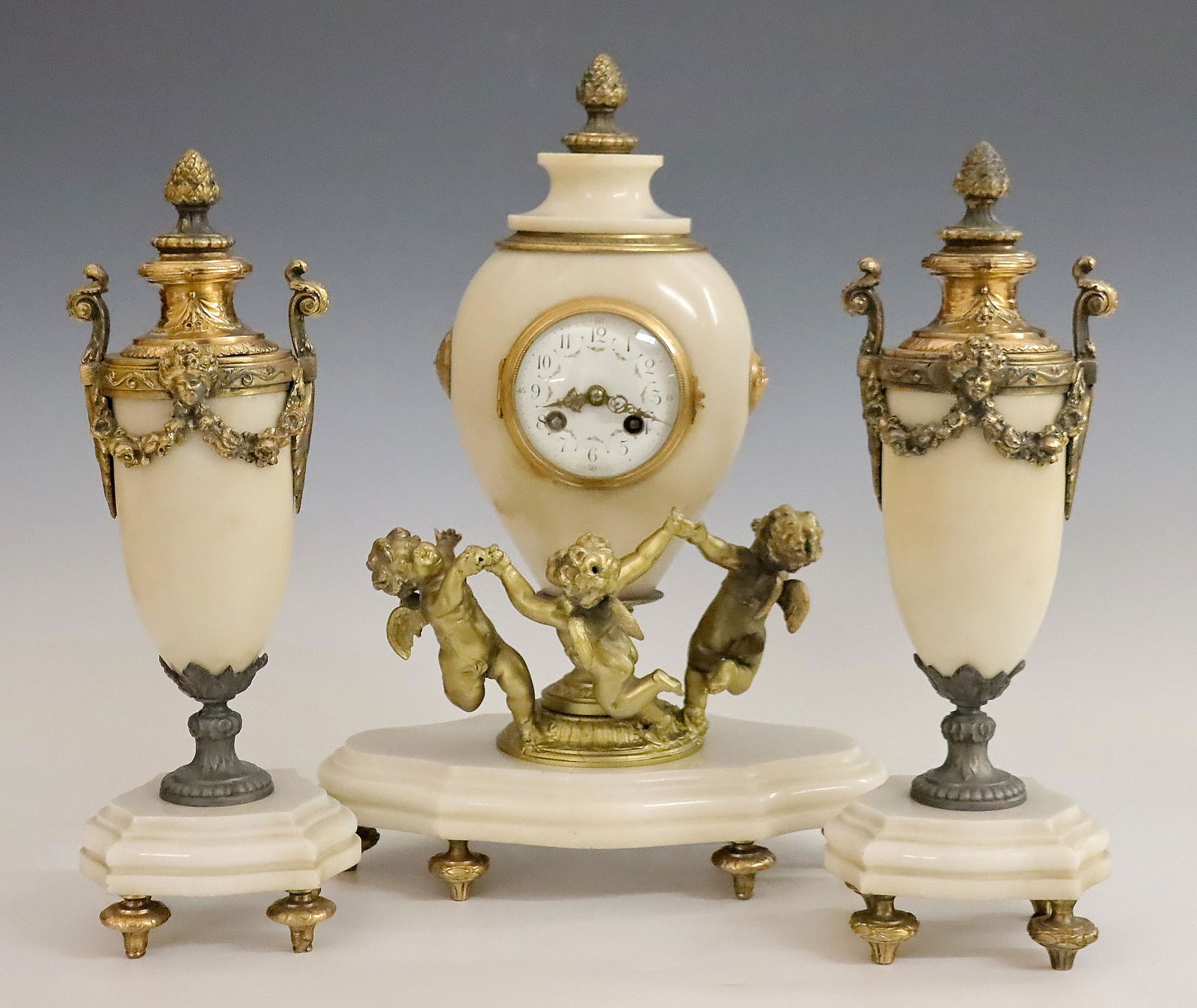 Japy Freres French Clock Set (1 of 5)