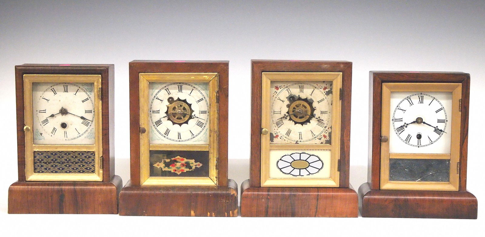4 American Cottage Clocks (1 of 1)