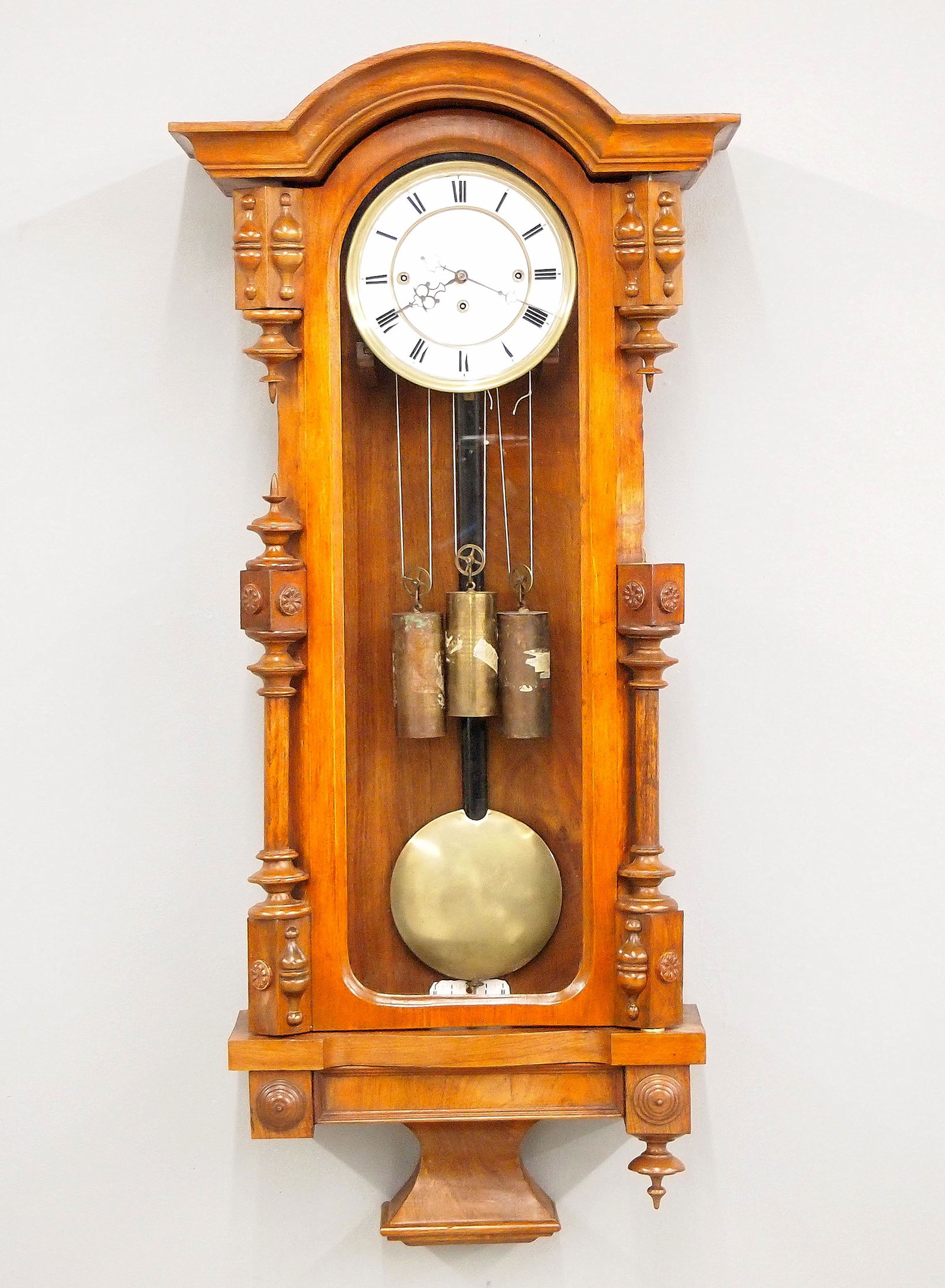 3 Weight Vienna Regulator Wall Clock (1 of 3)