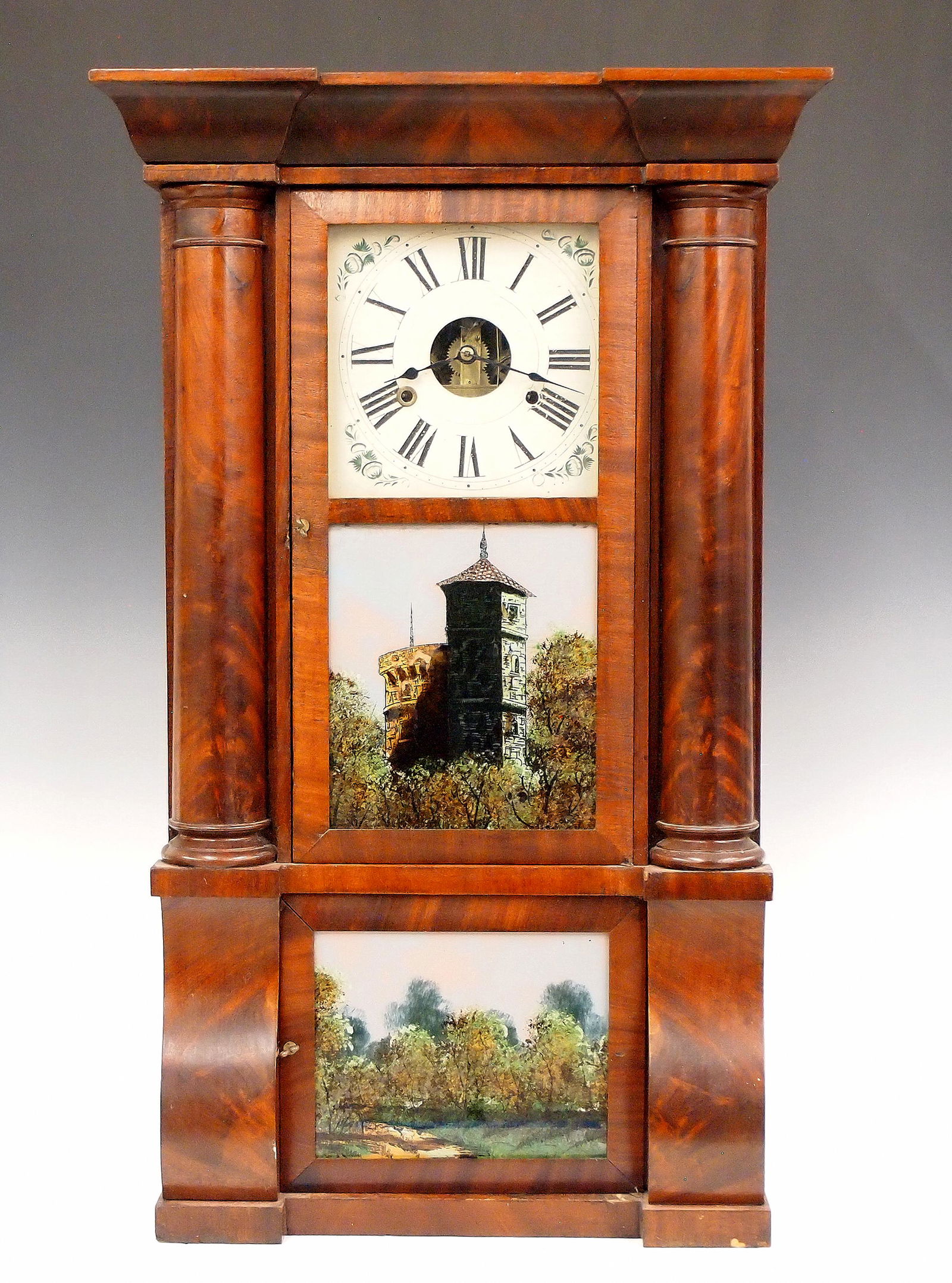 Birge & Fuller Double Decker Shelf Clock (1 of 5)