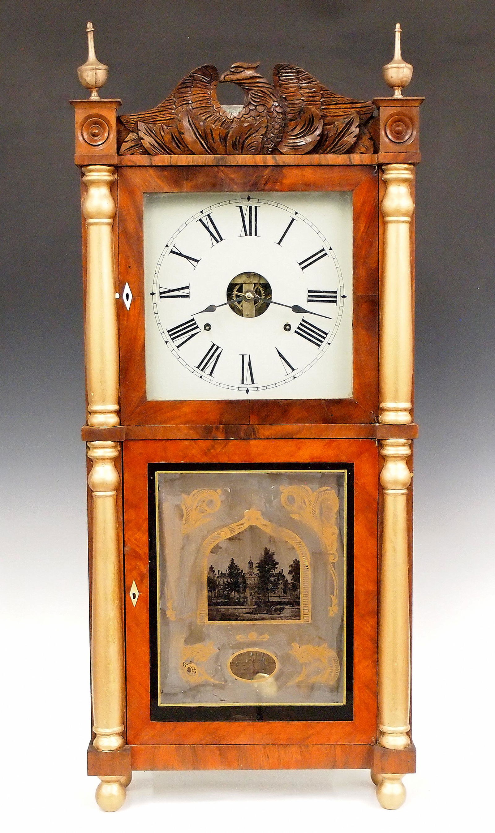 Birge, Mallory & Co. Double Decker Shelf Clock (1 of 5)