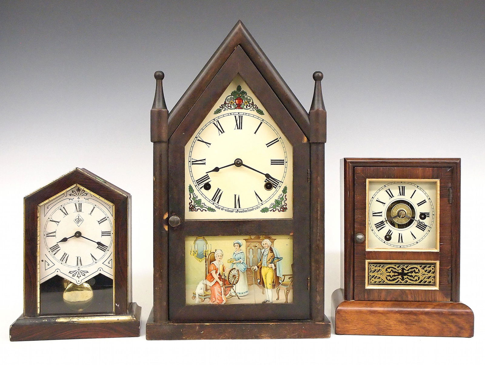 3 American Shelf Clocks (1 of 1)