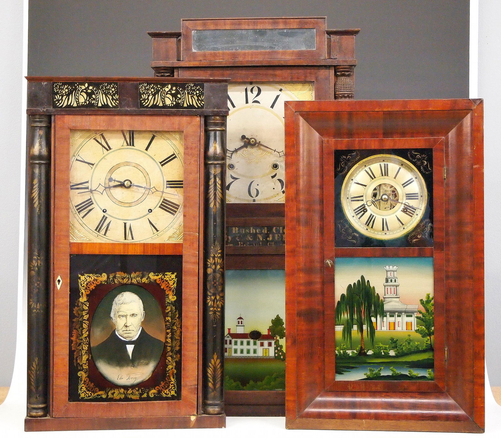 3 American Shelf Clocks (1 of 7)