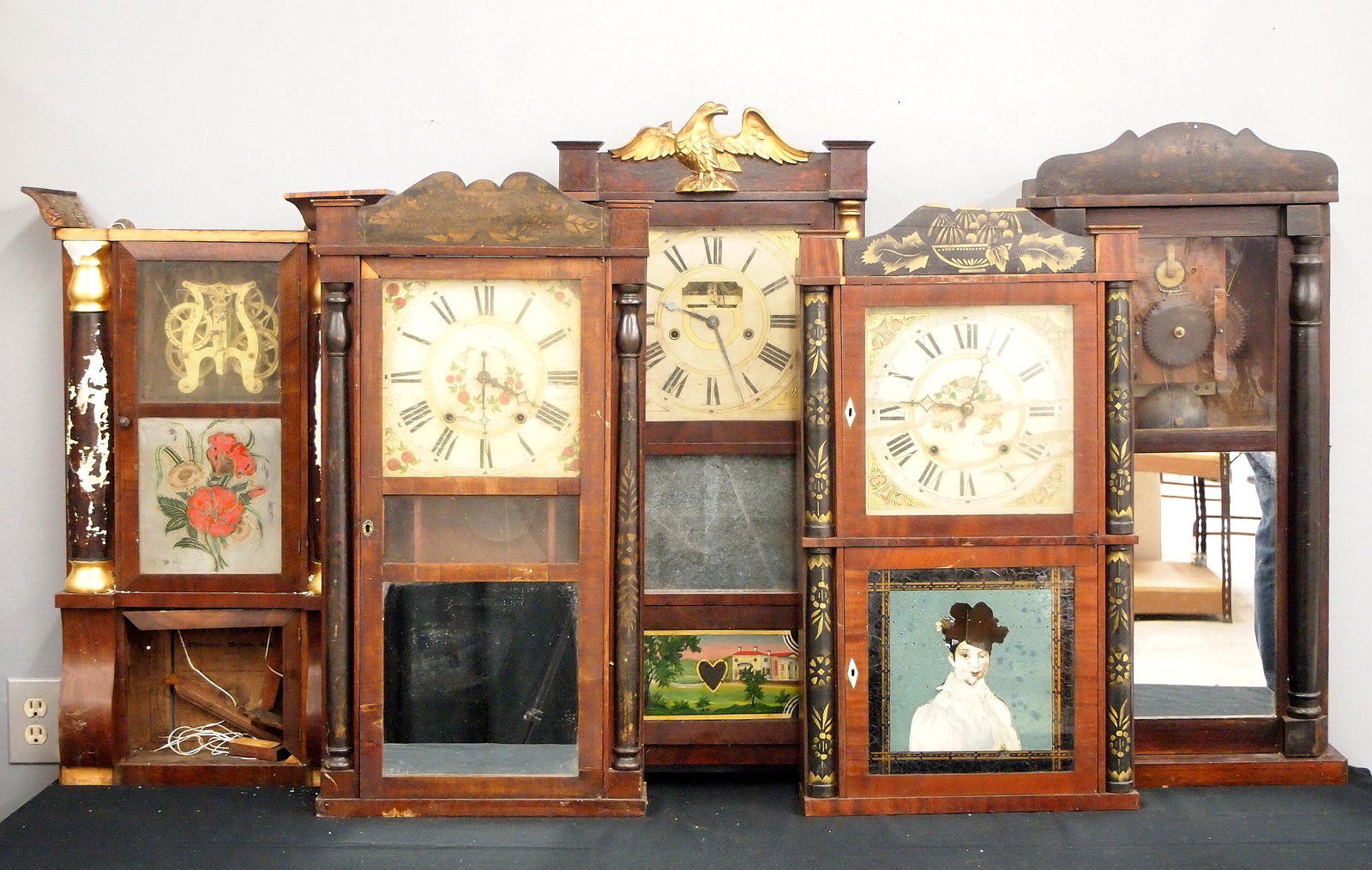 5 American Shelf Clocks (1 of 1)