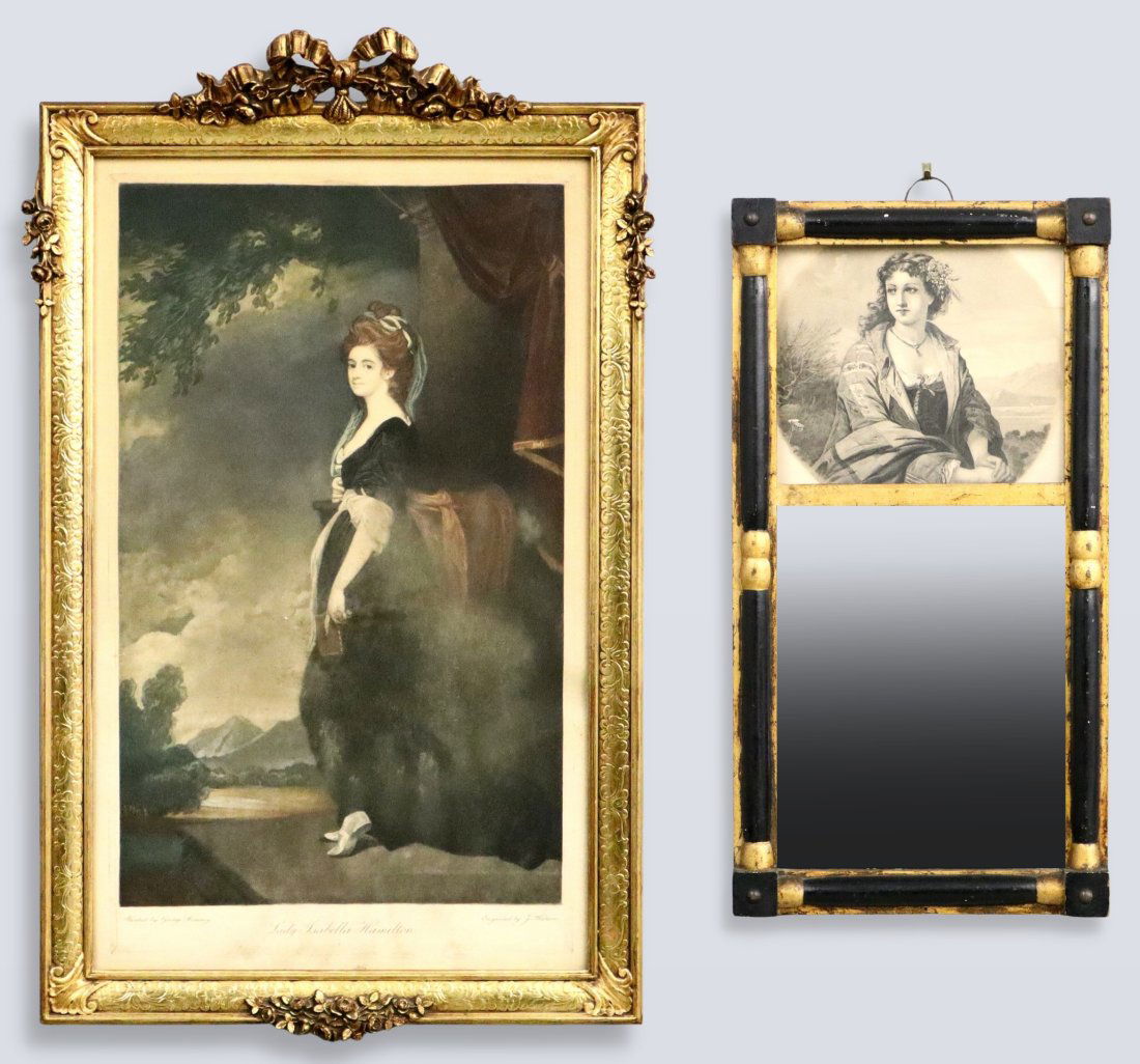 2 Portrait Etchings of Ladies (1 of 5)