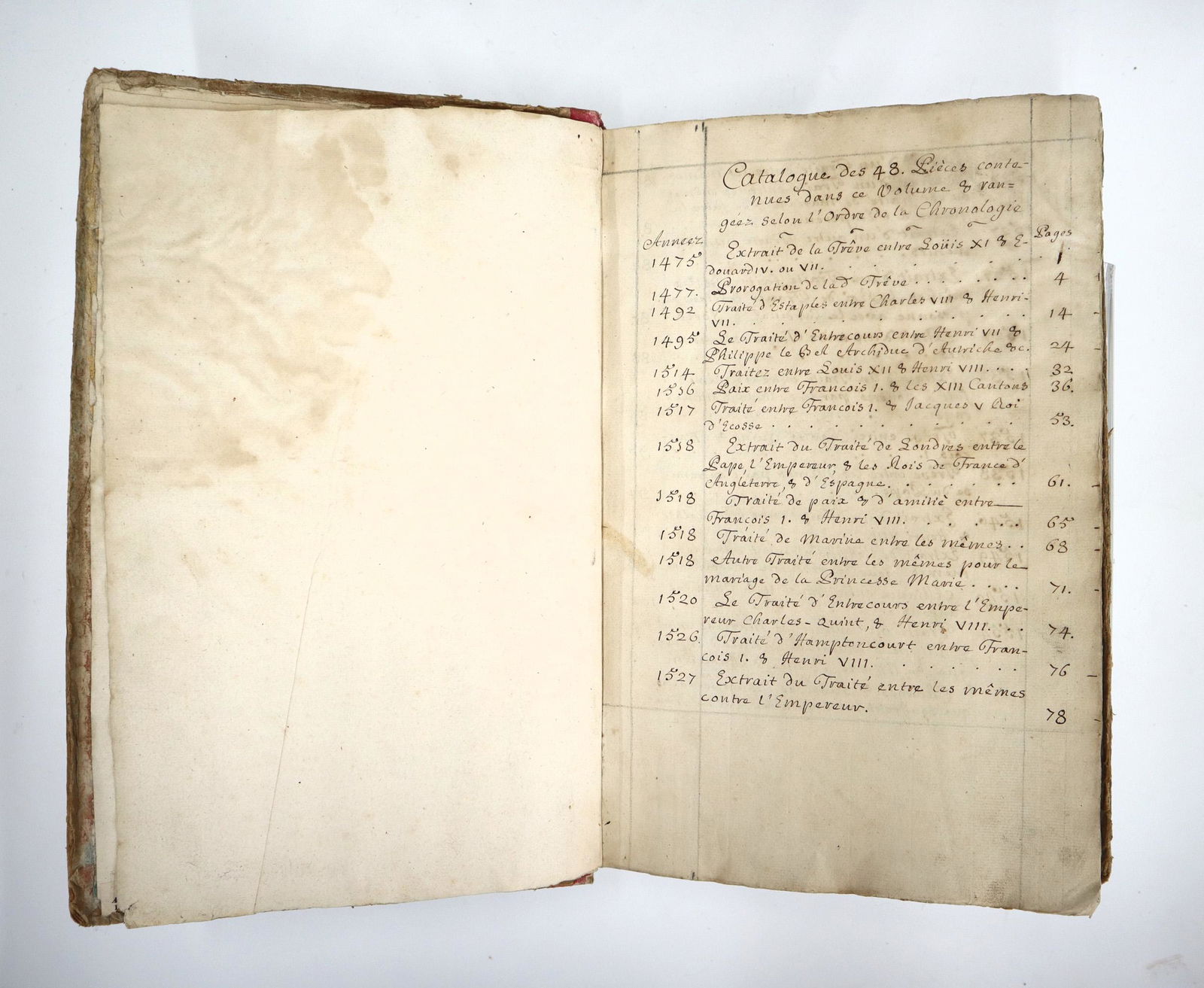 17th c. French Manuscript (1 of 5)