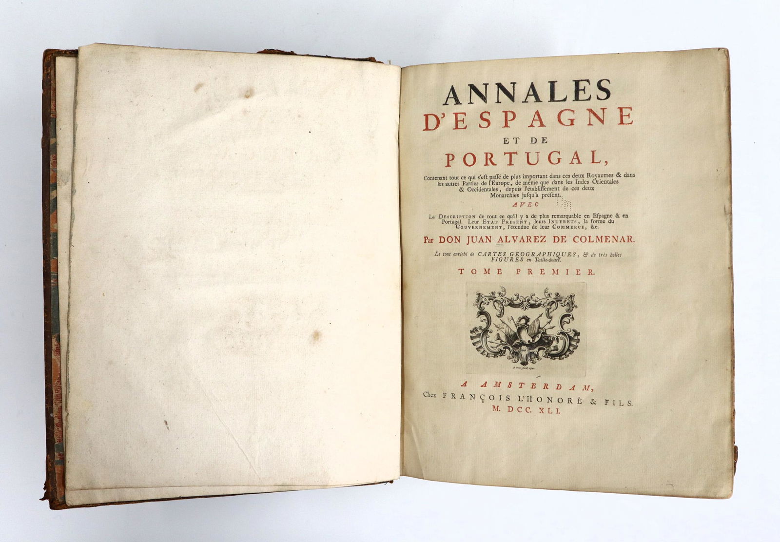 Alvarez de Colmenar Annales d'Espagne et de Portugal Vol I-II (1 of 4)