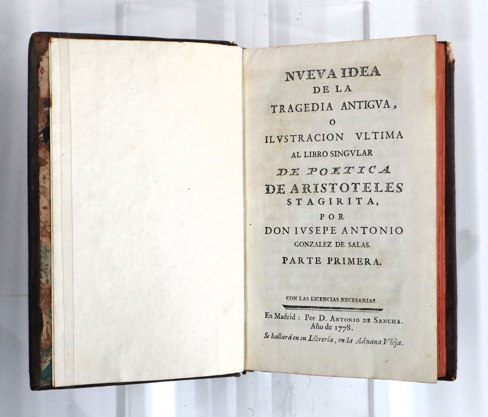 Antonio Nueva Idea de la Tragedia Antigua Vol I-II (1 of 2)