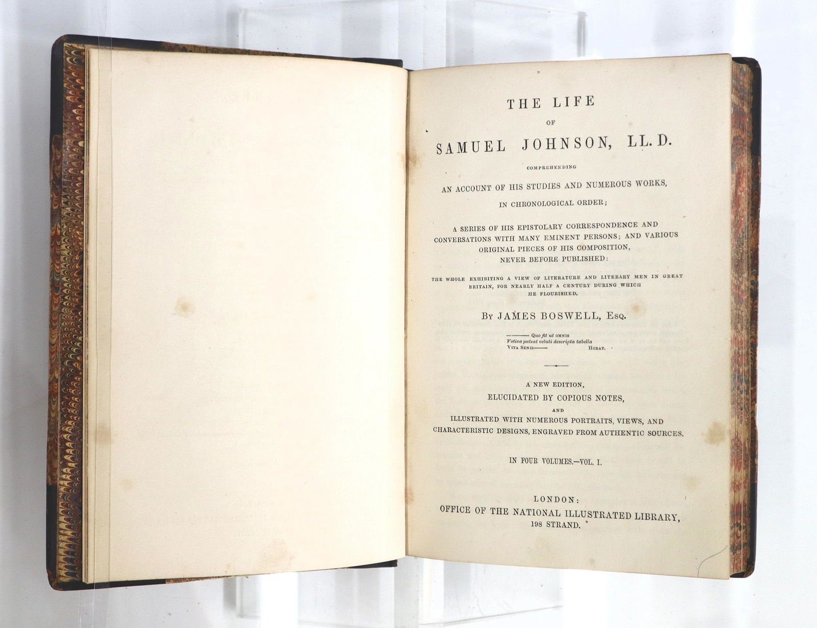 Boswell Life of Samuel Johnson Vol I-IV (1 of 3)
