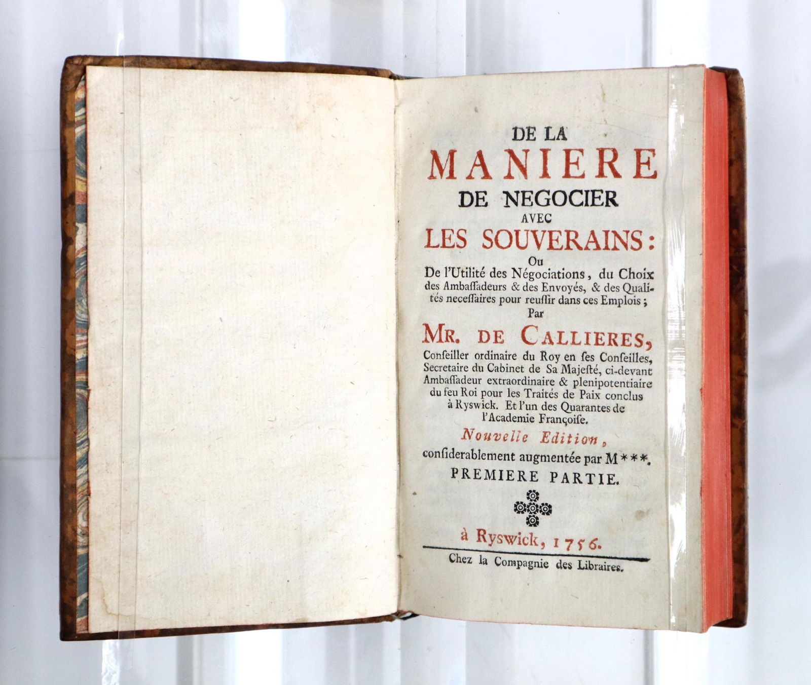 Callieres De la Maniere de Negocier (1 of 2)