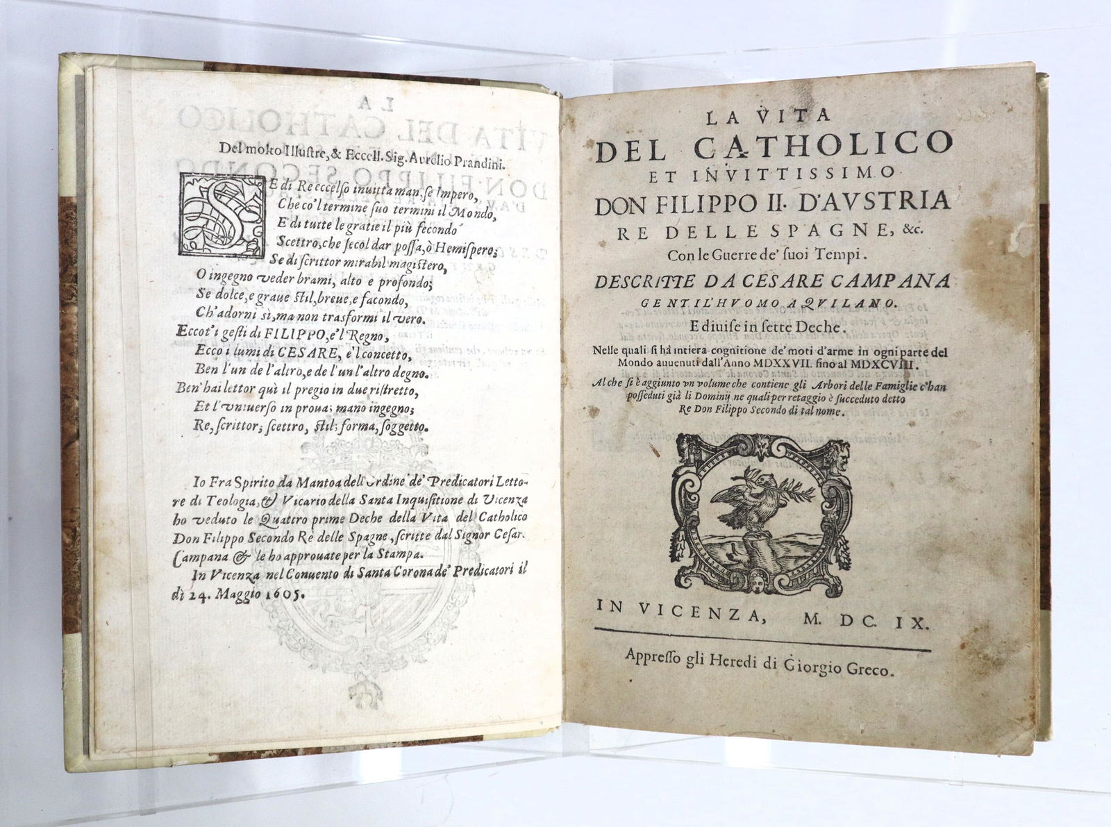 Campana La Vita del Catholico et Inuittissimo Don Filippo II (1 of 3)