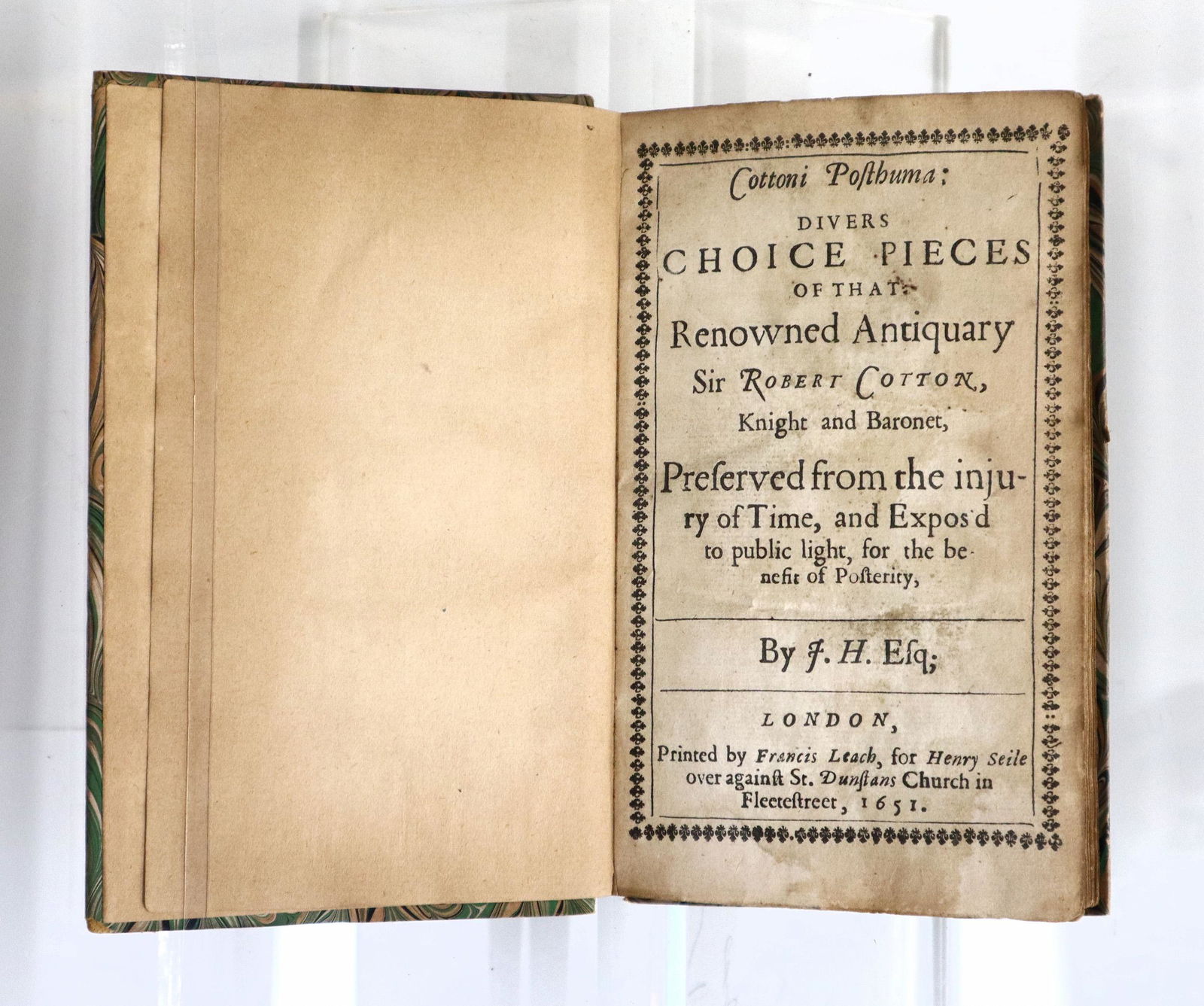 Cotton & Howel Cottoni Posthuma (1 of 2)