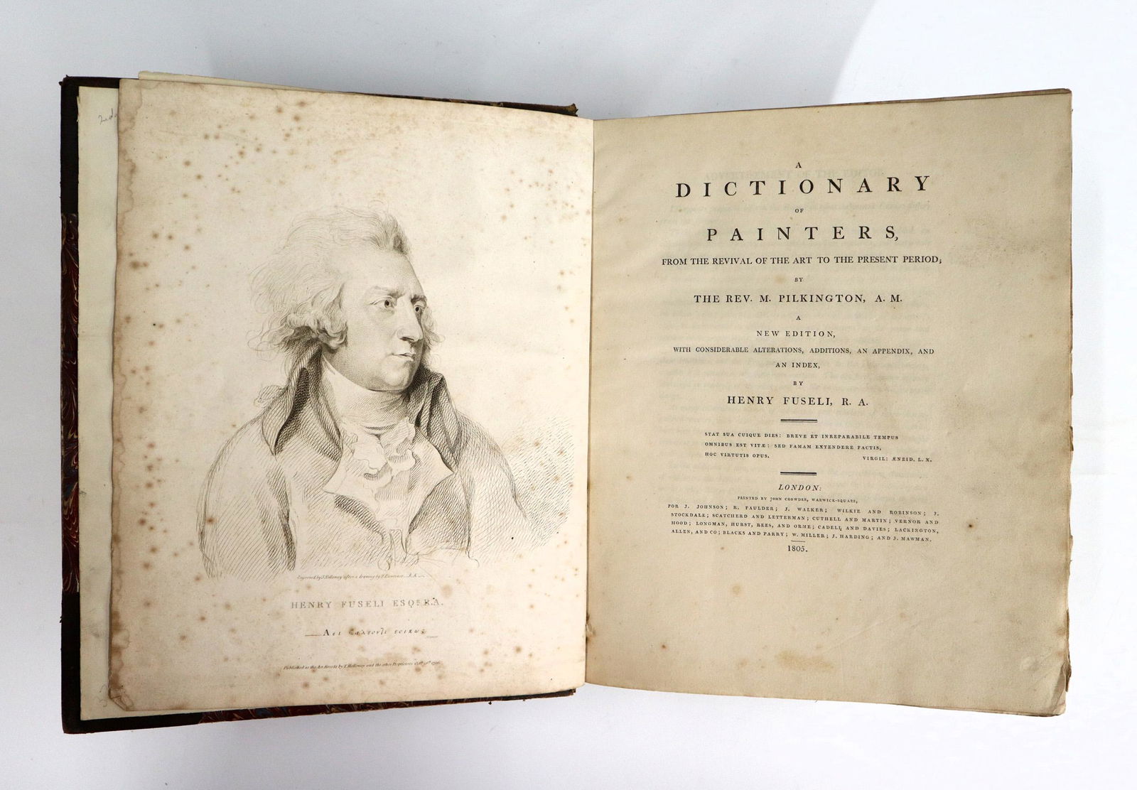 Fuseli & Pilkington Dictionary of Painters Vol I-II (1 of 4)