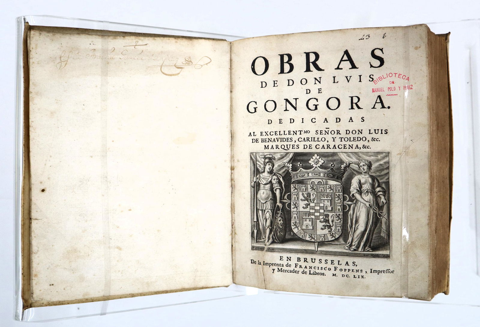 Gongora Obras de Don Luis de Gongoria (1 of 2)