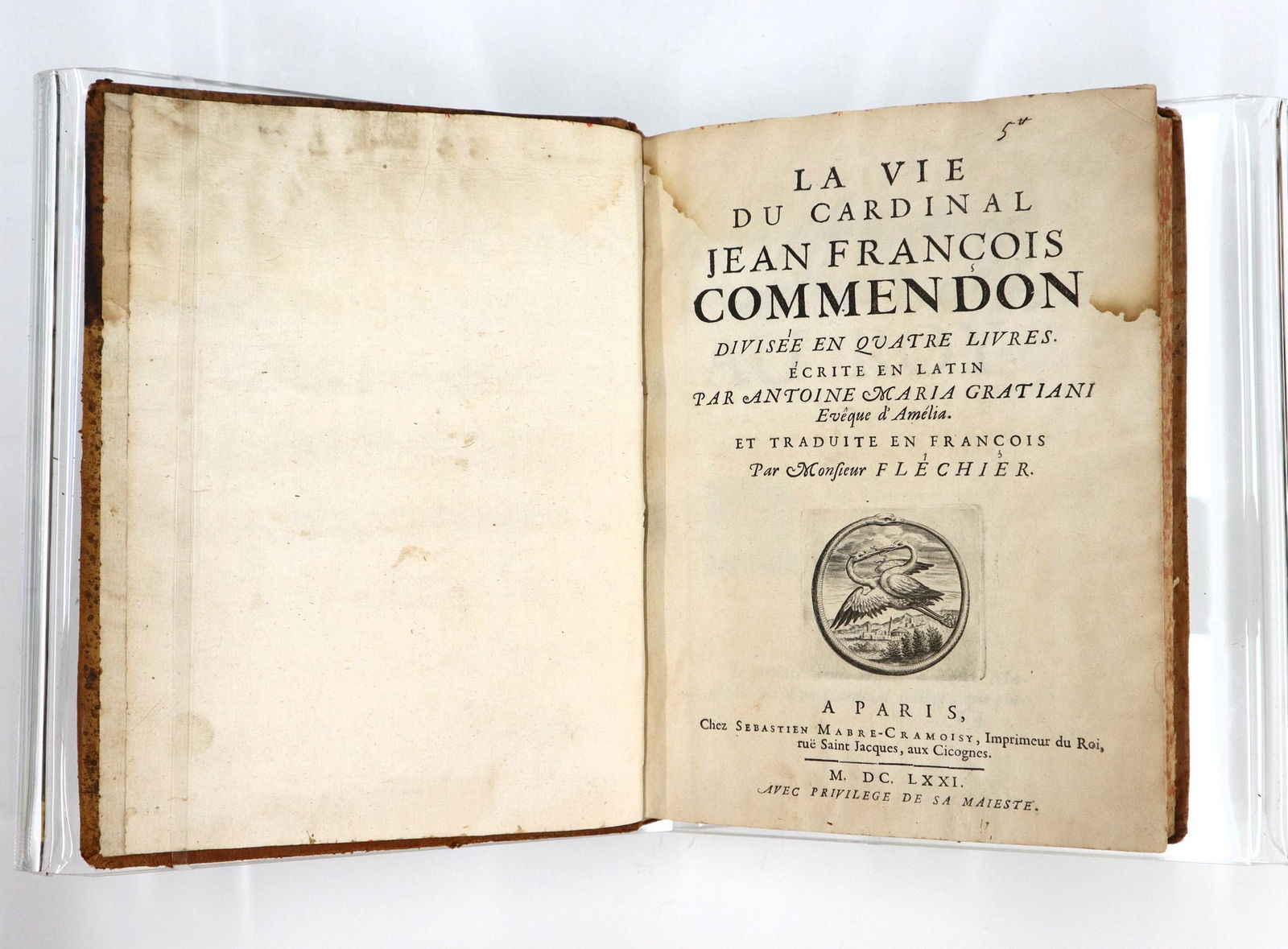 Gratiani La Vie du Cardinal Jean Francois Commendon (1 of 3)