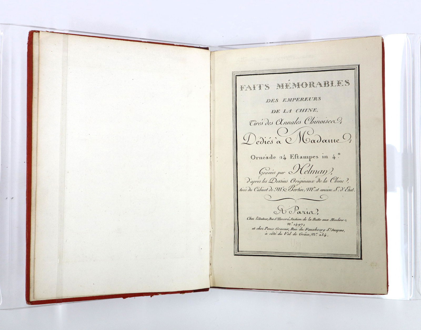 Helman Faits Memorables des Empereurs de la Chine (1 of 3)