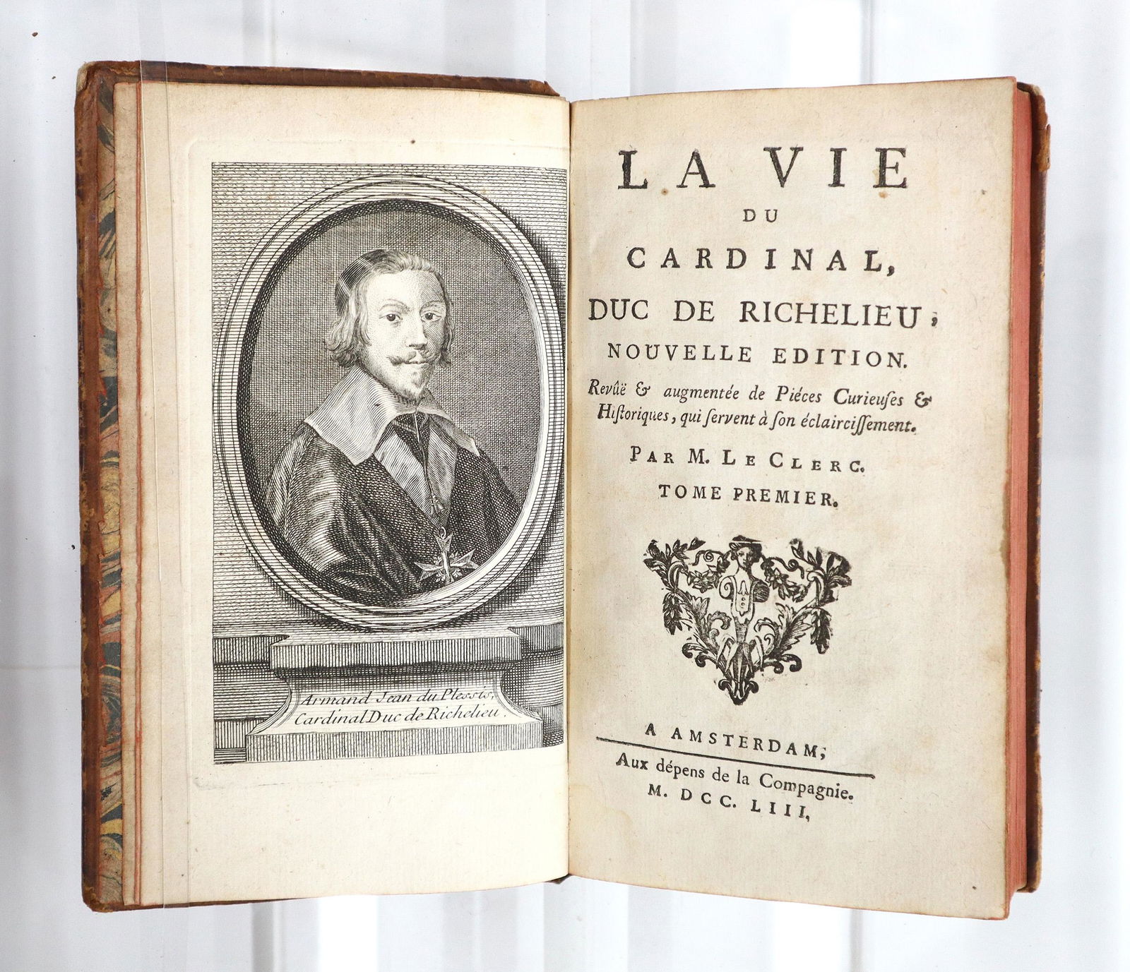 Le Clerc La Vie du Cardinal Duc de Richelieu Vol I-V (1 of 3)