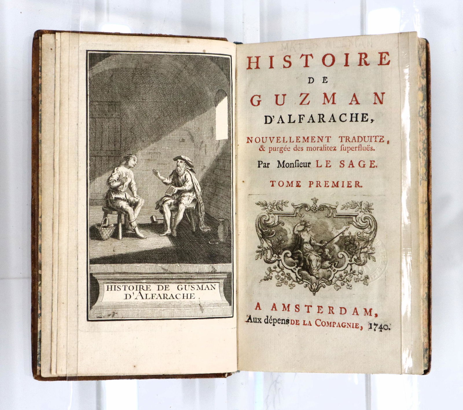 Lesage Histoire de Guzman d'Alfarache Vol I-II (1 of 3)