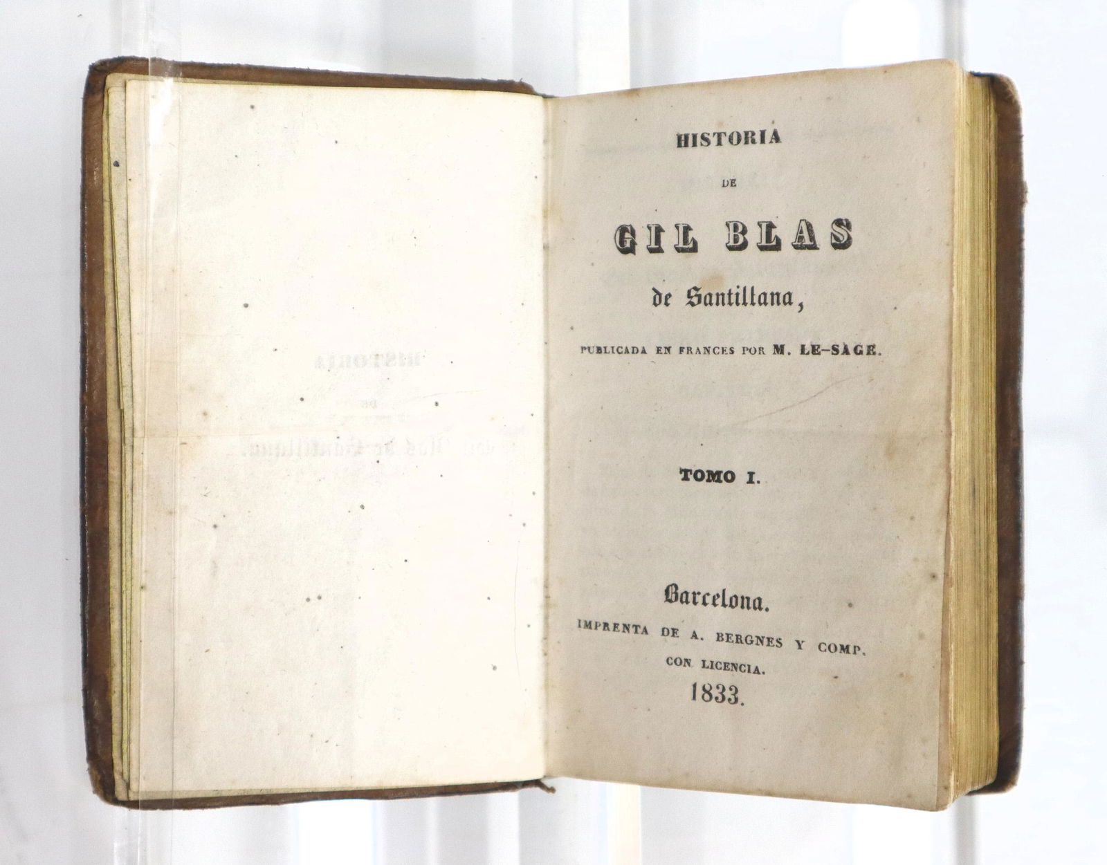 Lesage Historia de Gil Blas de Santillana Vol I-V (1 of 3)