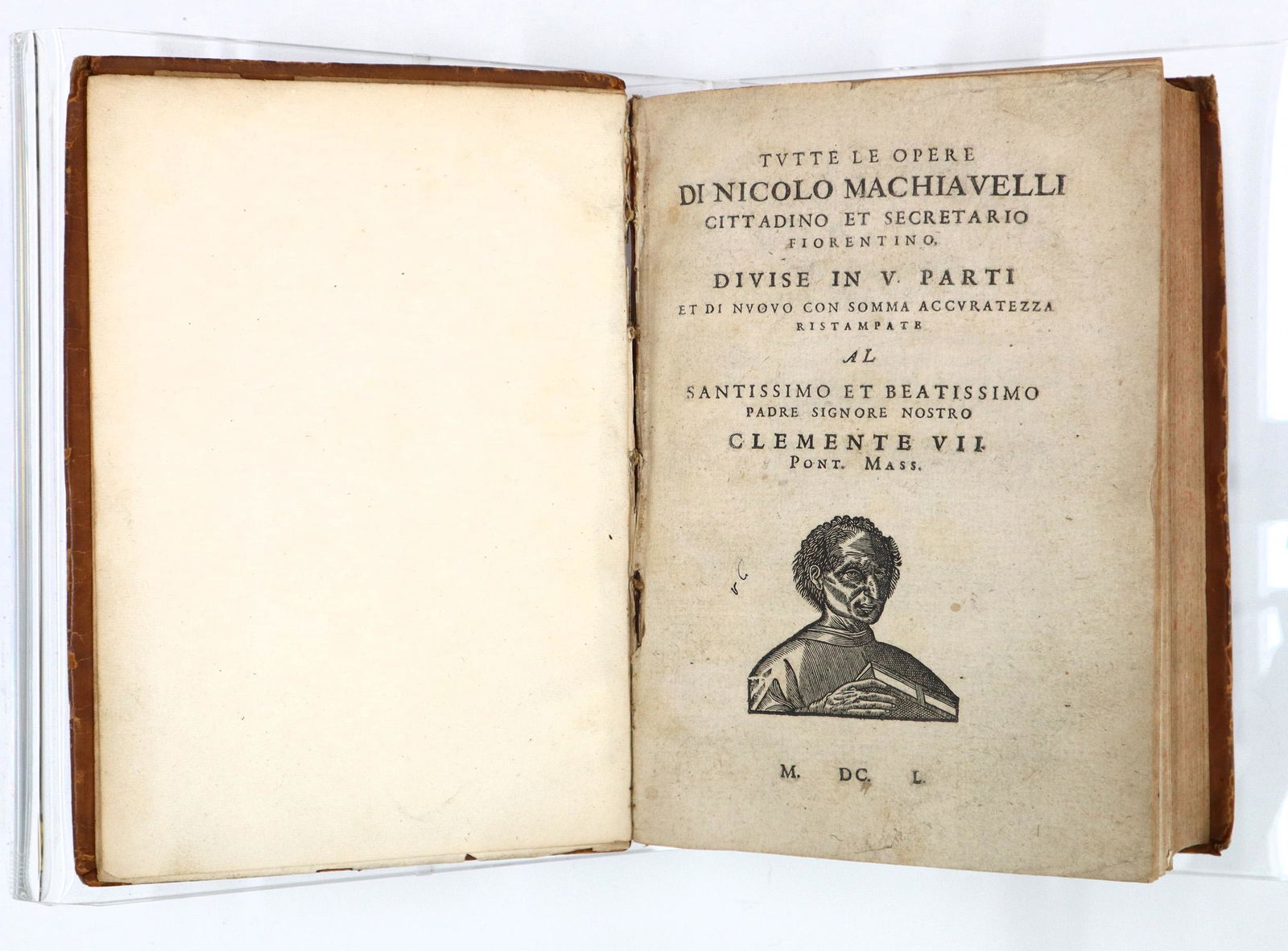 Machiavelli Tutte le Opere di Nicolo Machiavelli (1 of 3)