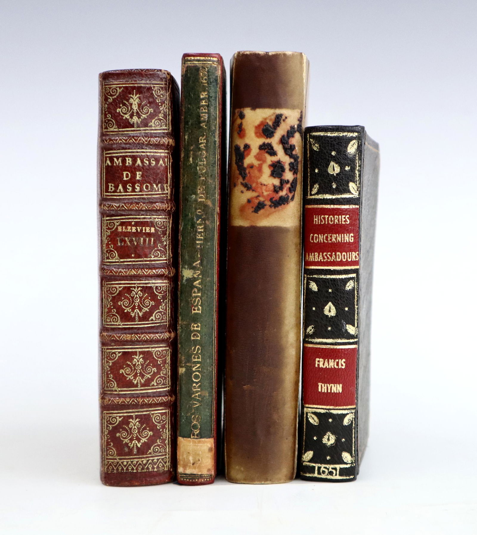 4 Antique Leatherbound Books (1 of 6)