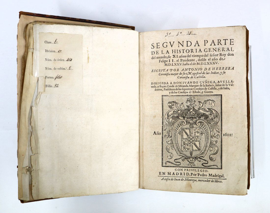 Herrera Segunda Parte de la Historia General del Mundo (1 of 2)