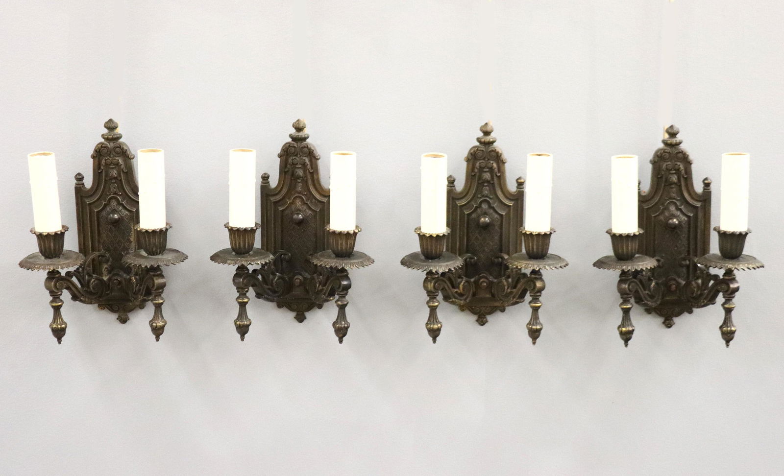 4 Tudor Revival Wall Sconces (1 of 2)