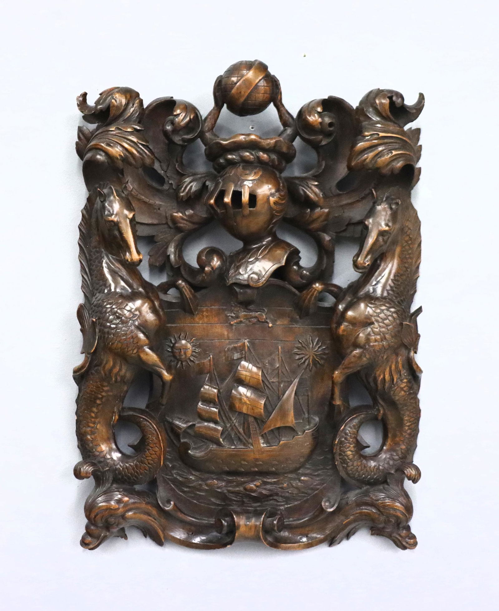 British Carved Coat of Arms (1 of 12)