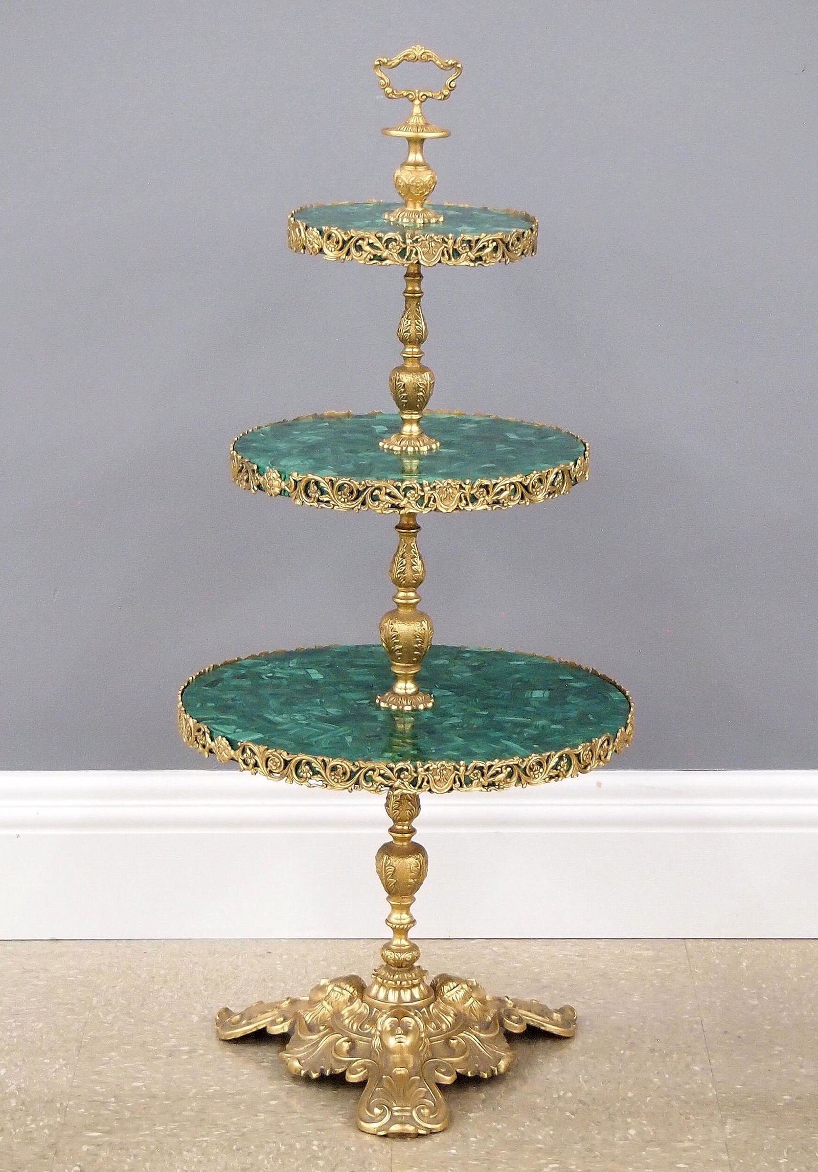 Bronze & Malachite Dessert Table (1 of 4)