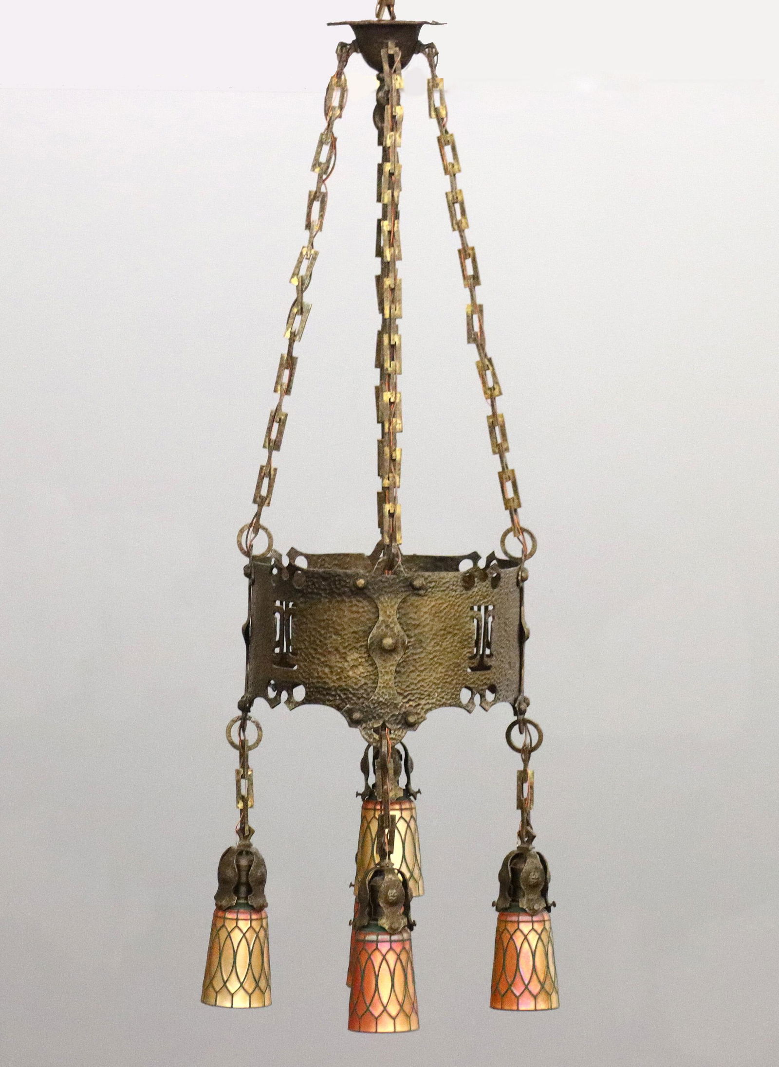 Handel Arts & Crafts Chandelier (1 of 4)