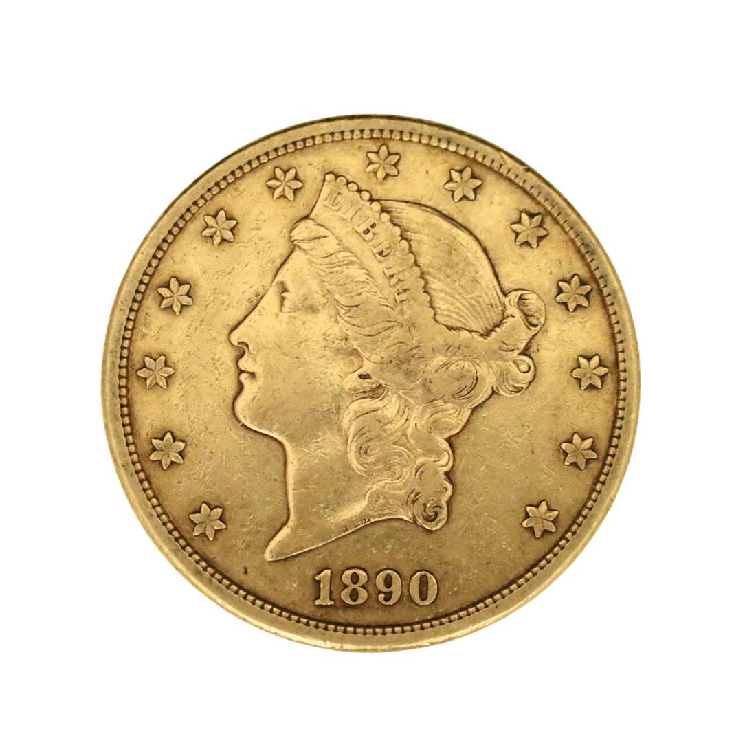 1890 S Gold Double Eagle (1 of 2)