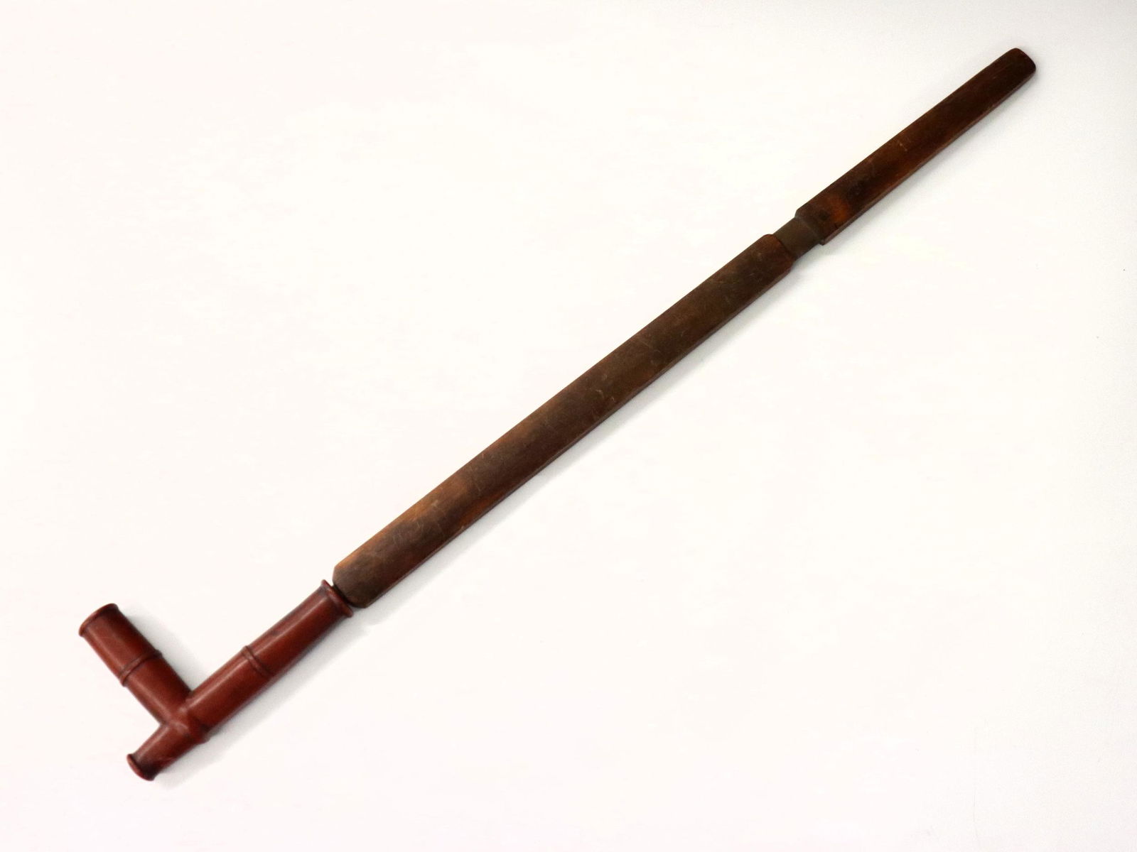 Native American Catlinite Pipe & Stem (1 of 2)