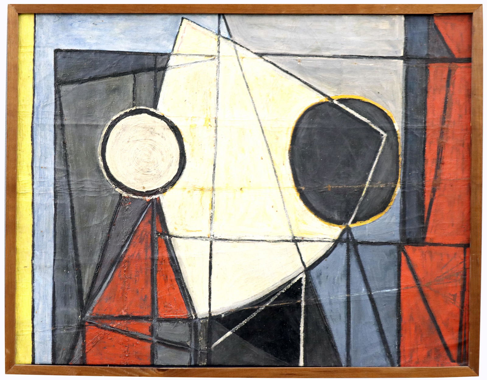 Mid Century Cubist Abstract (1 of 4)