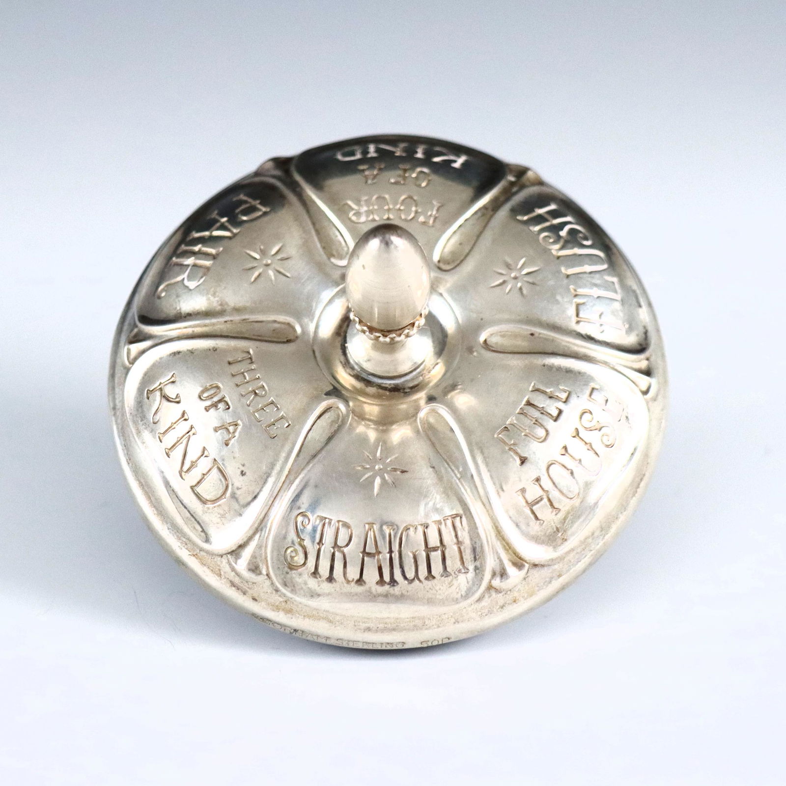 Gorham Sterling Poker Spinning Top (1 of 3)