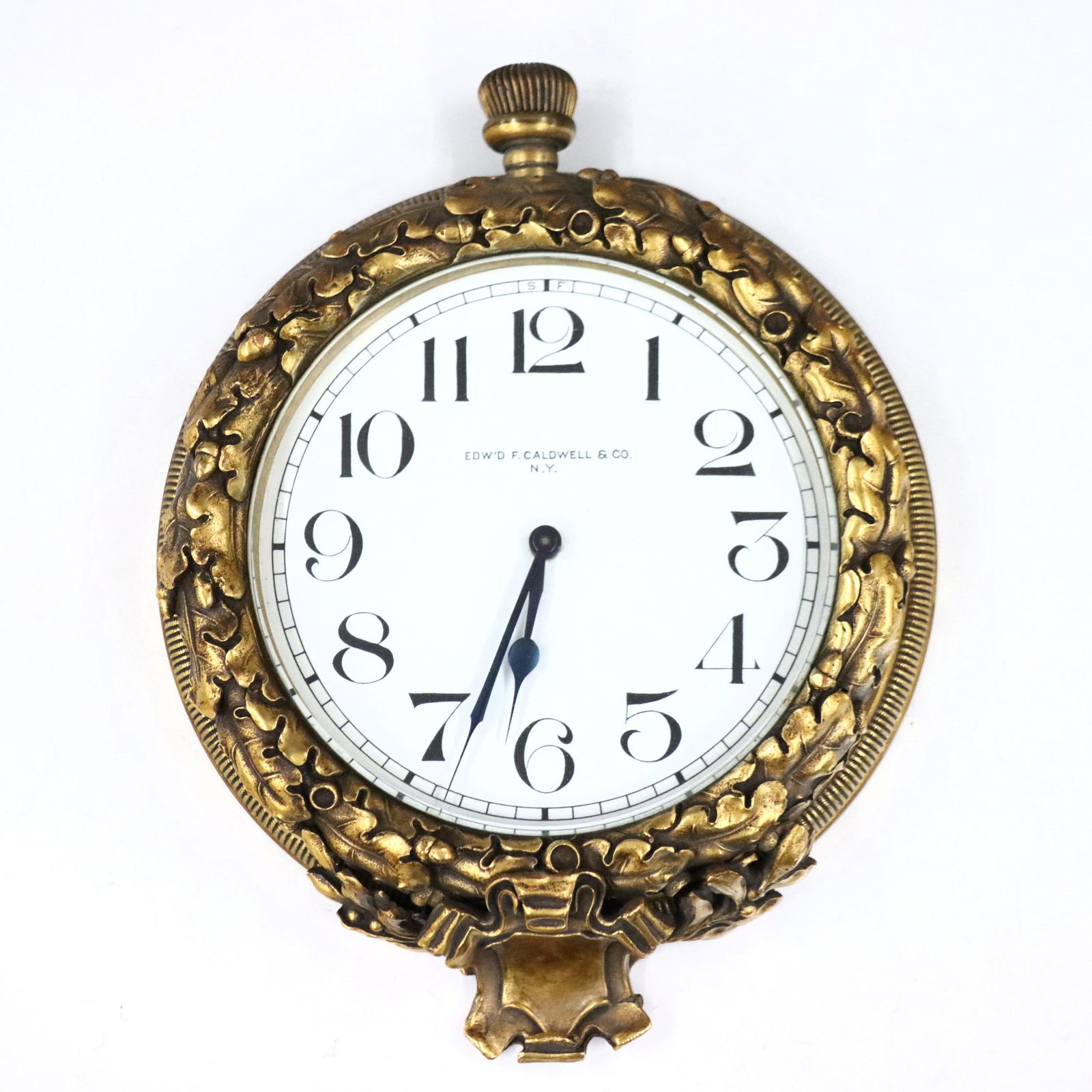 E.F. Caldwell Bronze Clock (1 of 2)