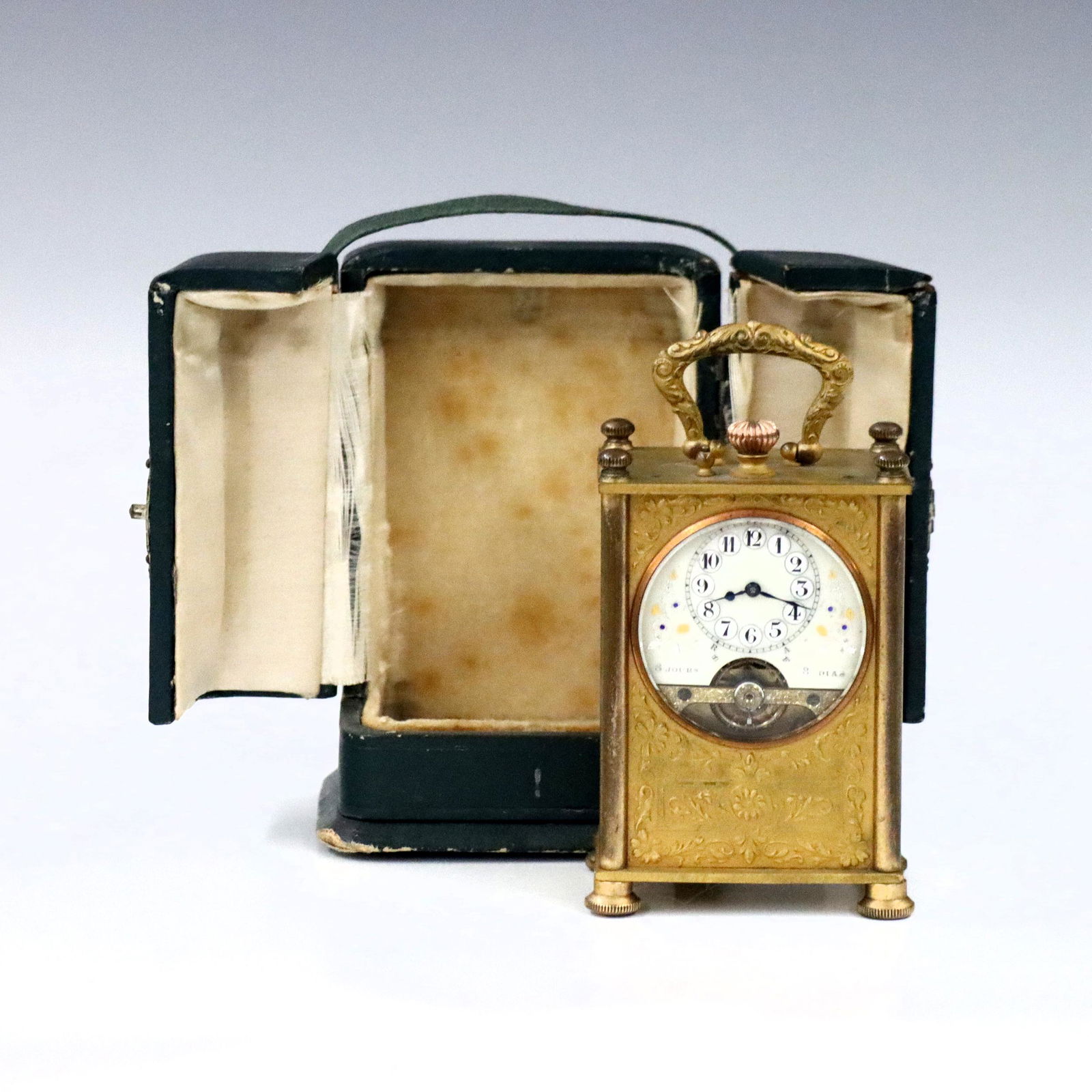 French Mini Carriage Clock (1 of 4)