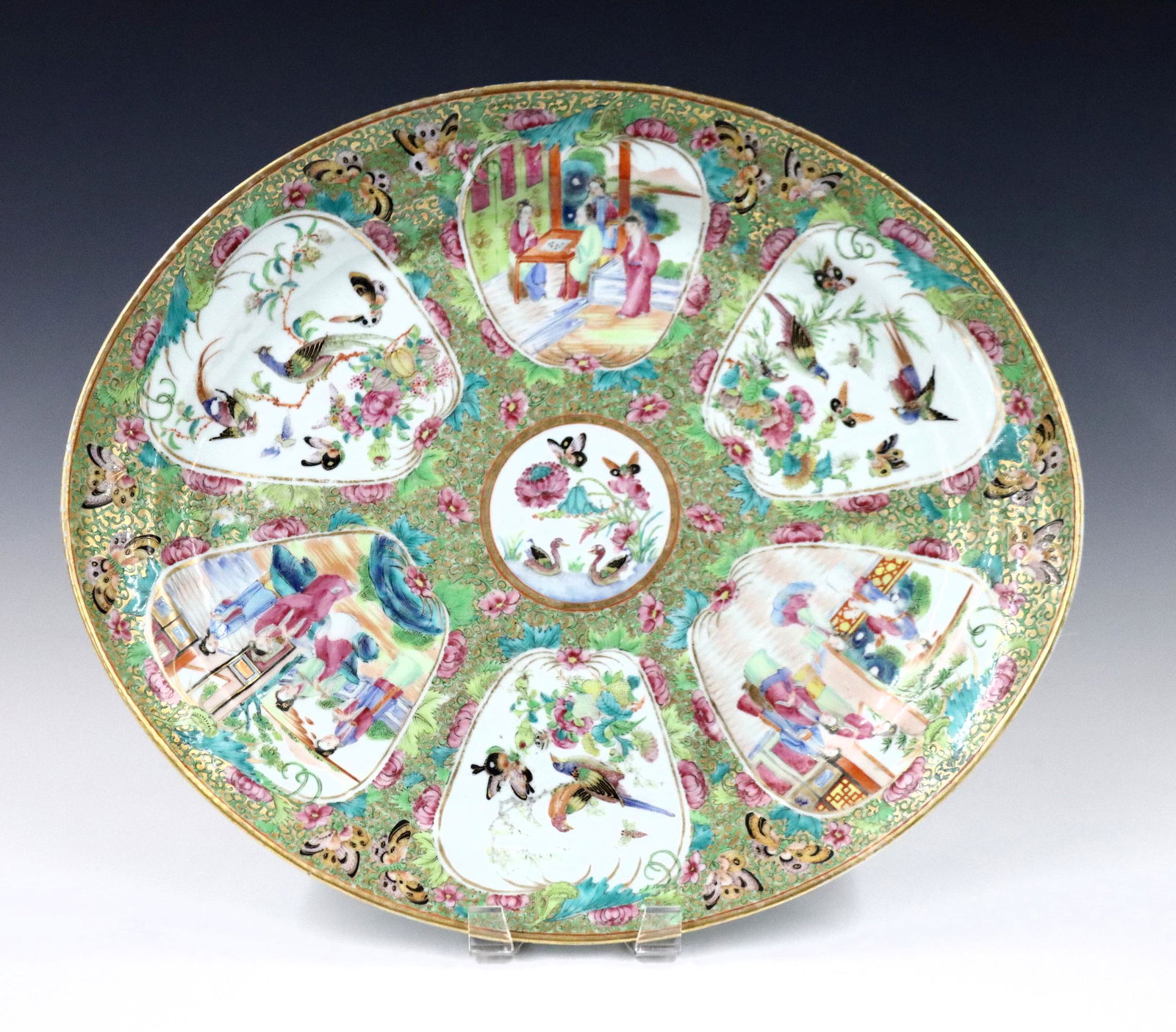 Chinese Rose Medallion Platter (1 of 2)