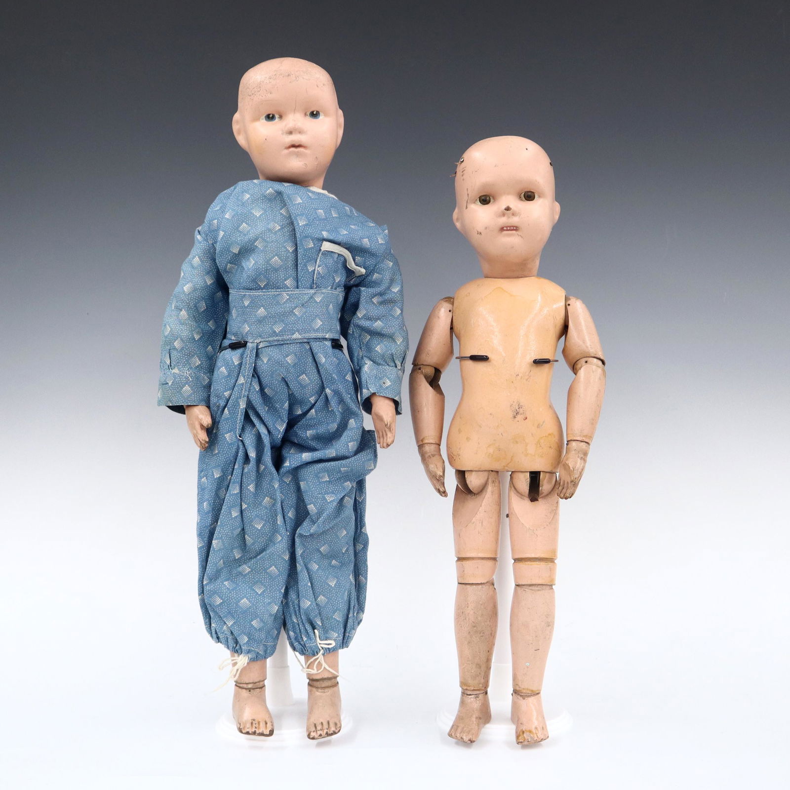 2 Schoenhut Wooden Dolls (1 of 5)