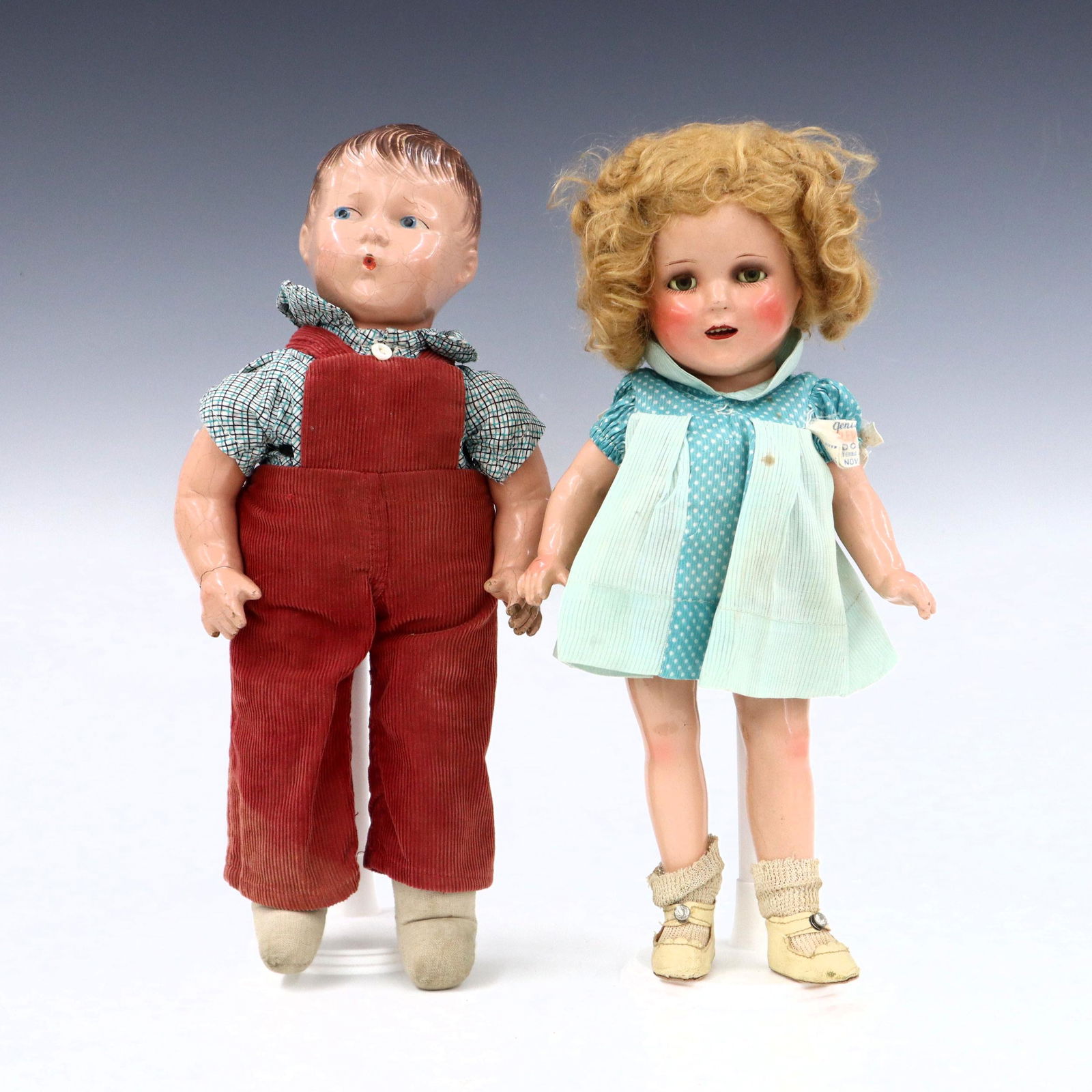 2 American Composition Dolls (1 of 3)