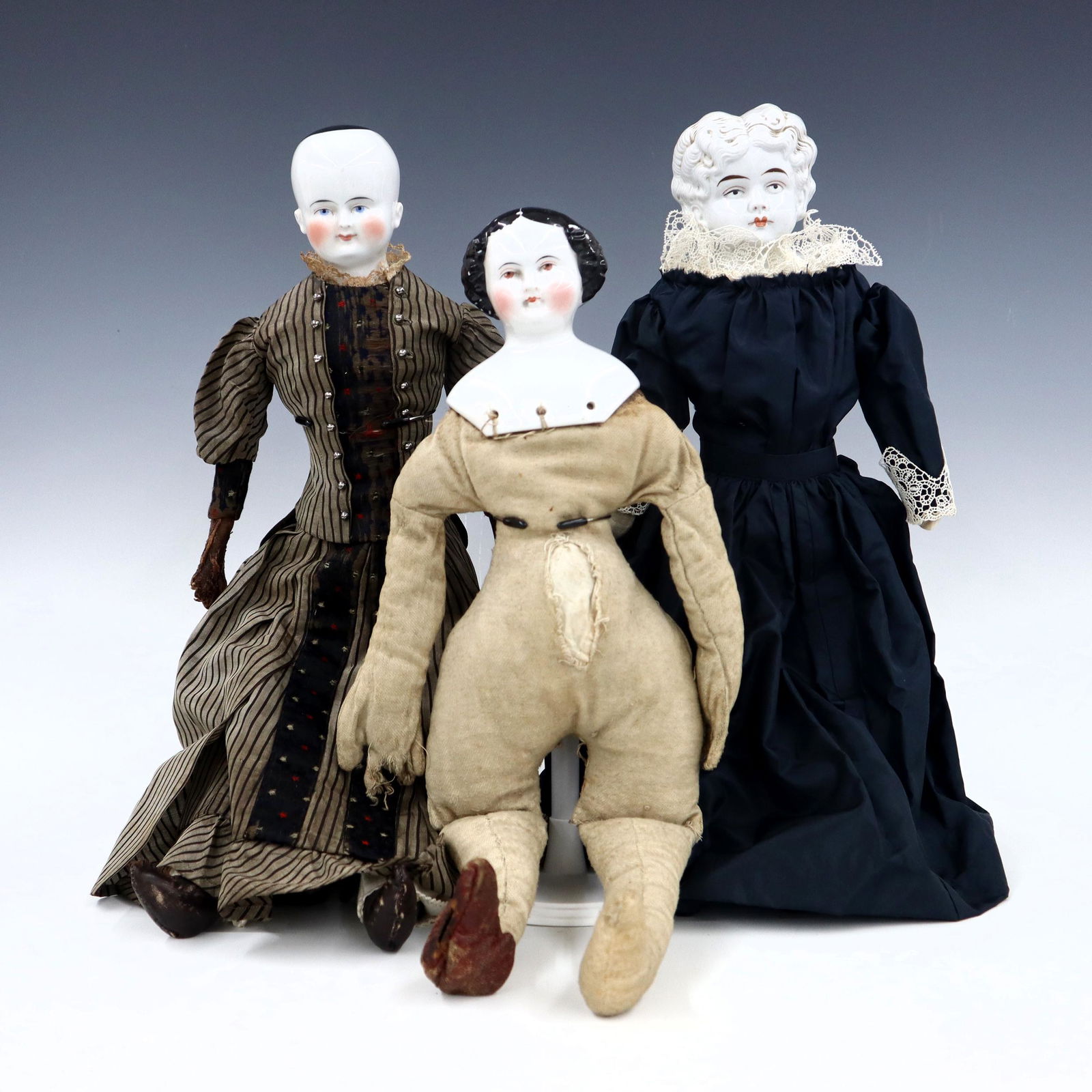 3 China Head Dolls (1 of 4)