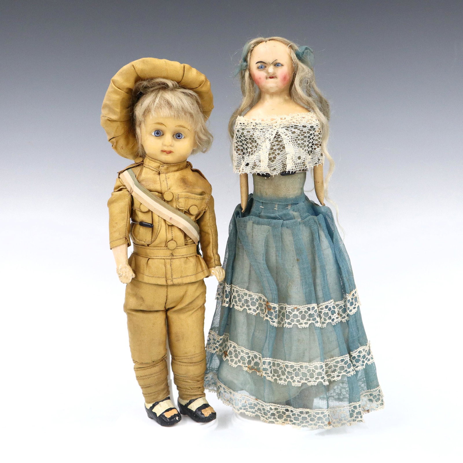 2 Wax Head Dolls (1 of 2)