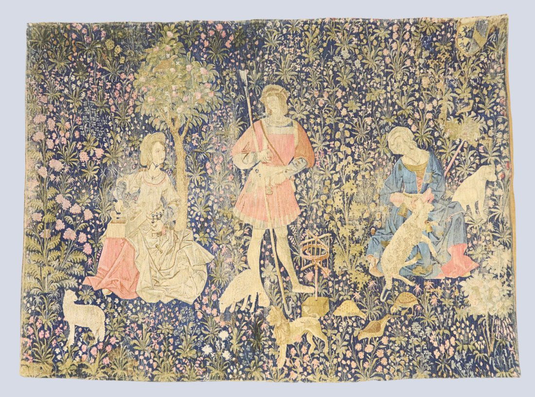 French Silkscreened Tapestry (1 of 4)