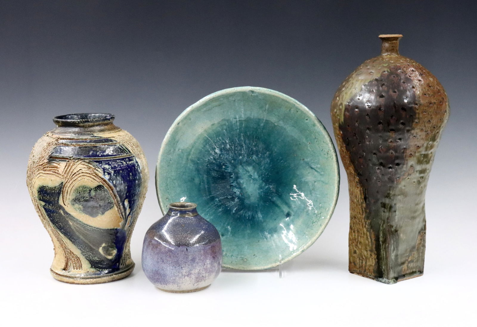 4 pc Art Pottery (1 of 1)