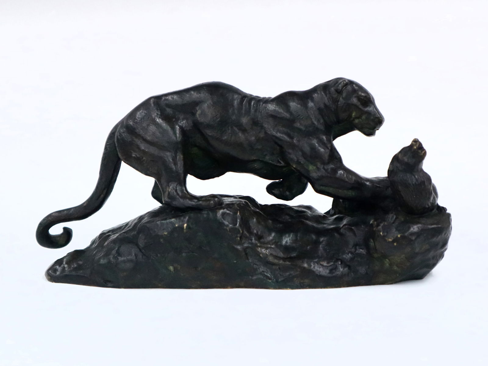 After Barye Bronze Panther (1 of 3)