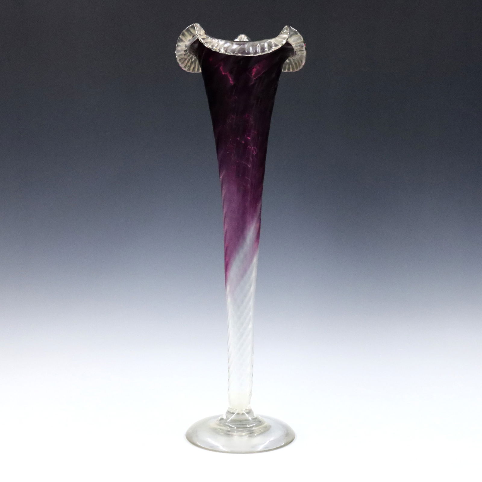 Victorian Art Glass Vase (1 of 3)