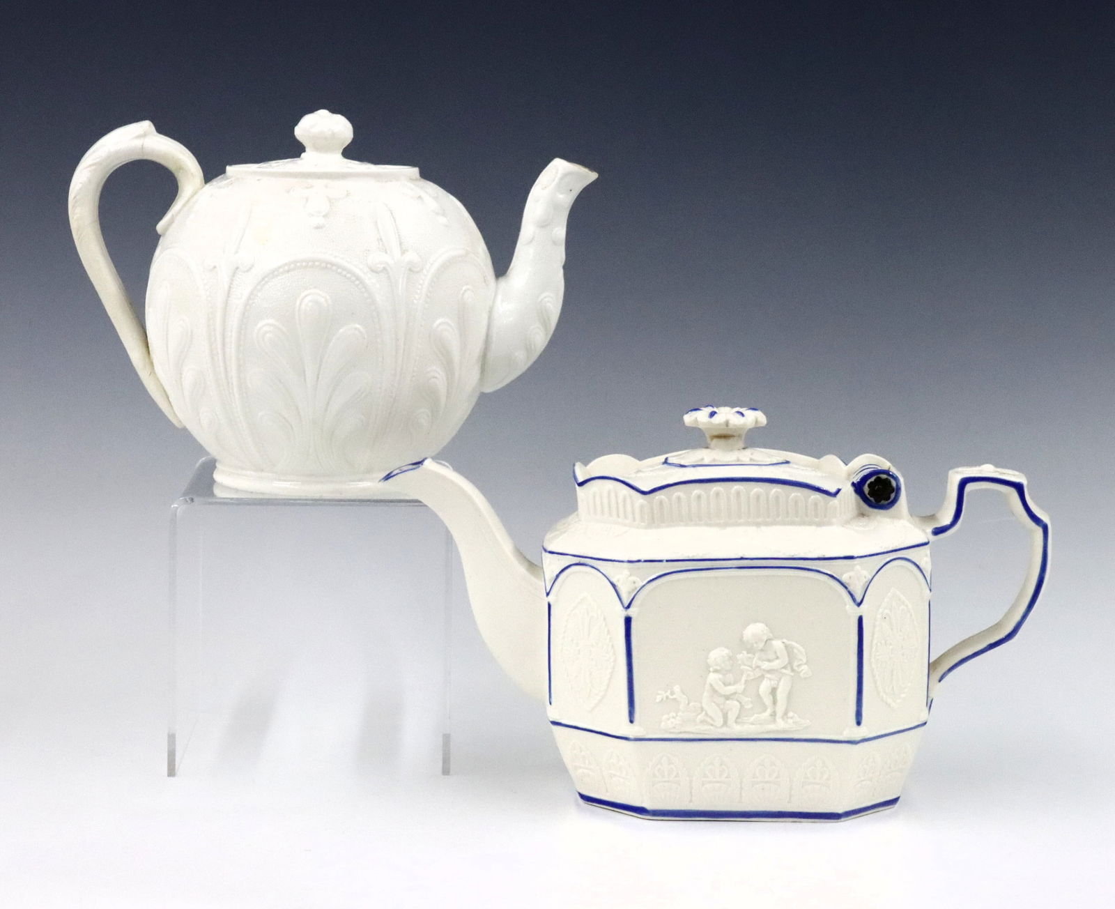 2 Early British Teapots (1 of 3)