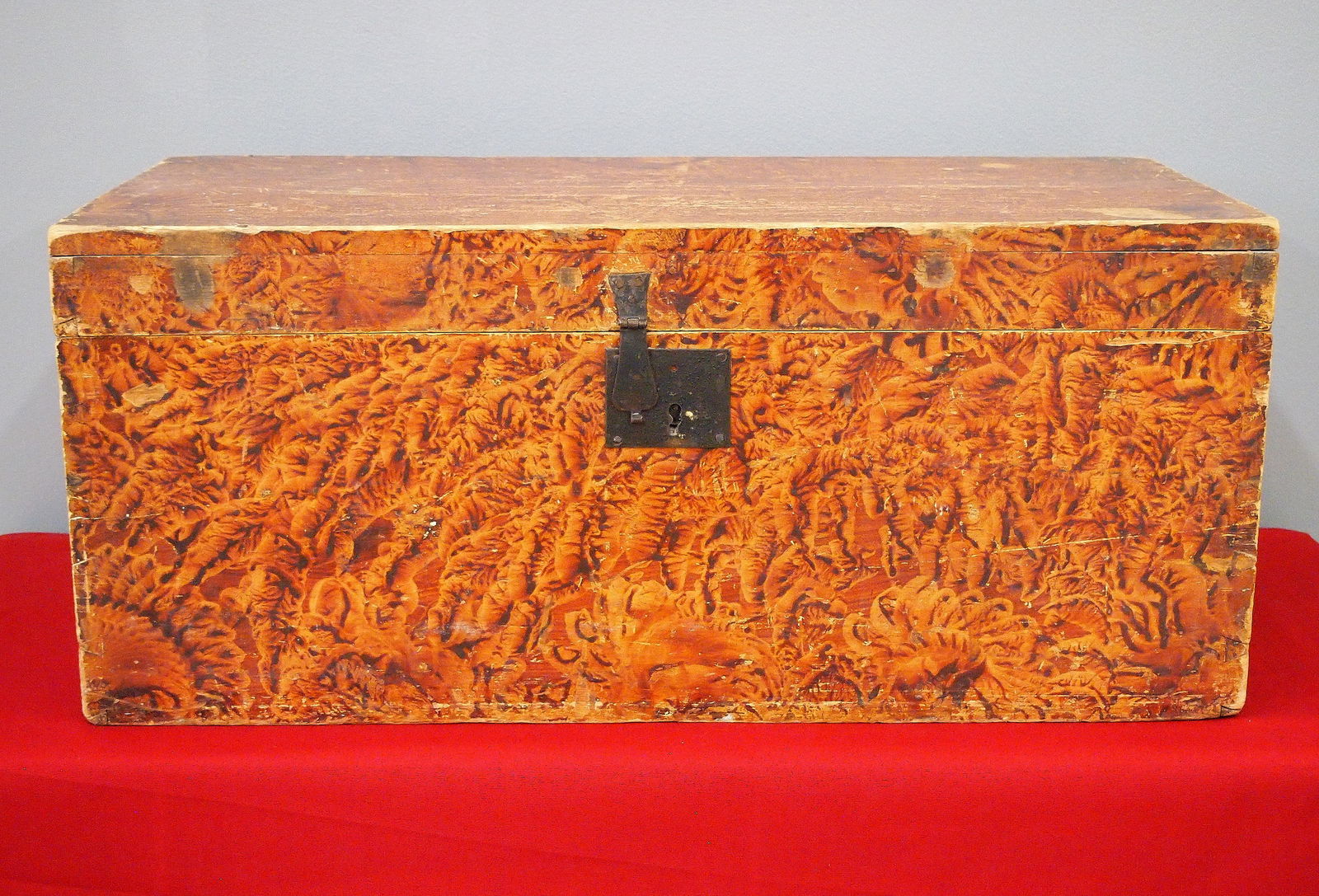 American Painted Storage Chest (1 of 5)