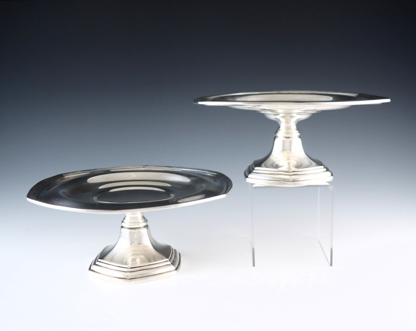 2 Gorham Sterling Pedestal Dishes (1 of 2)