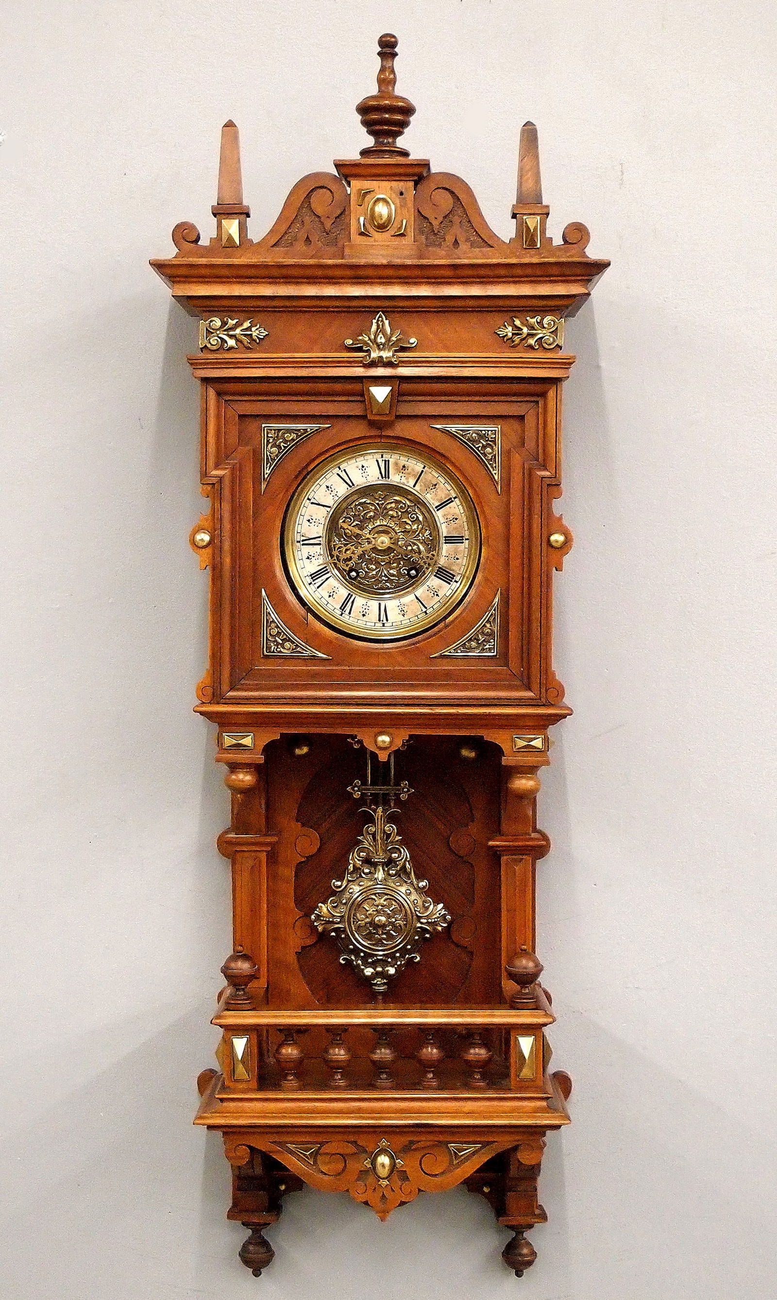 Lenzkirch No. 620 Open Well Wall Clock (1 of 8)
